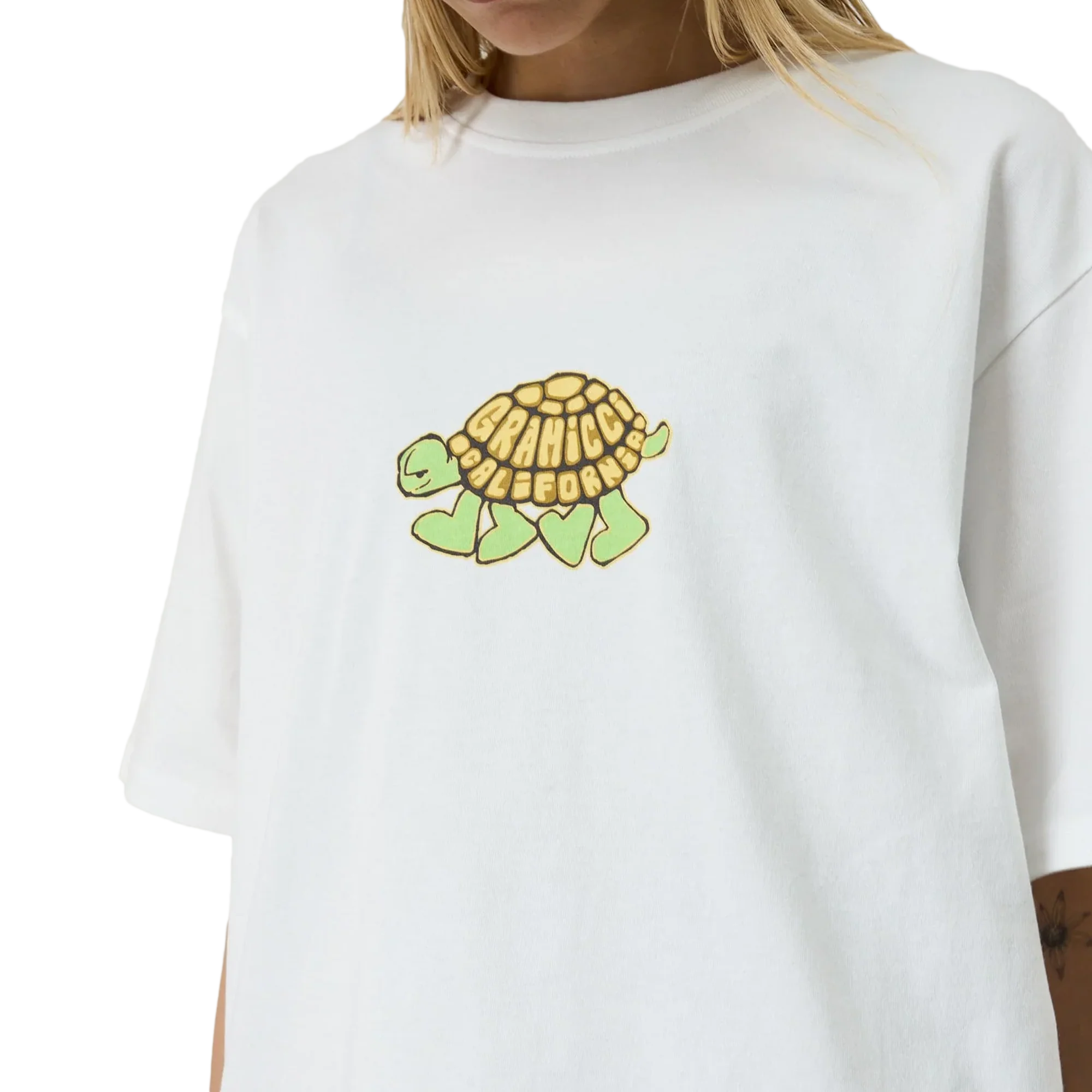 Gramicci Turtle T-Shirt White - Image 2