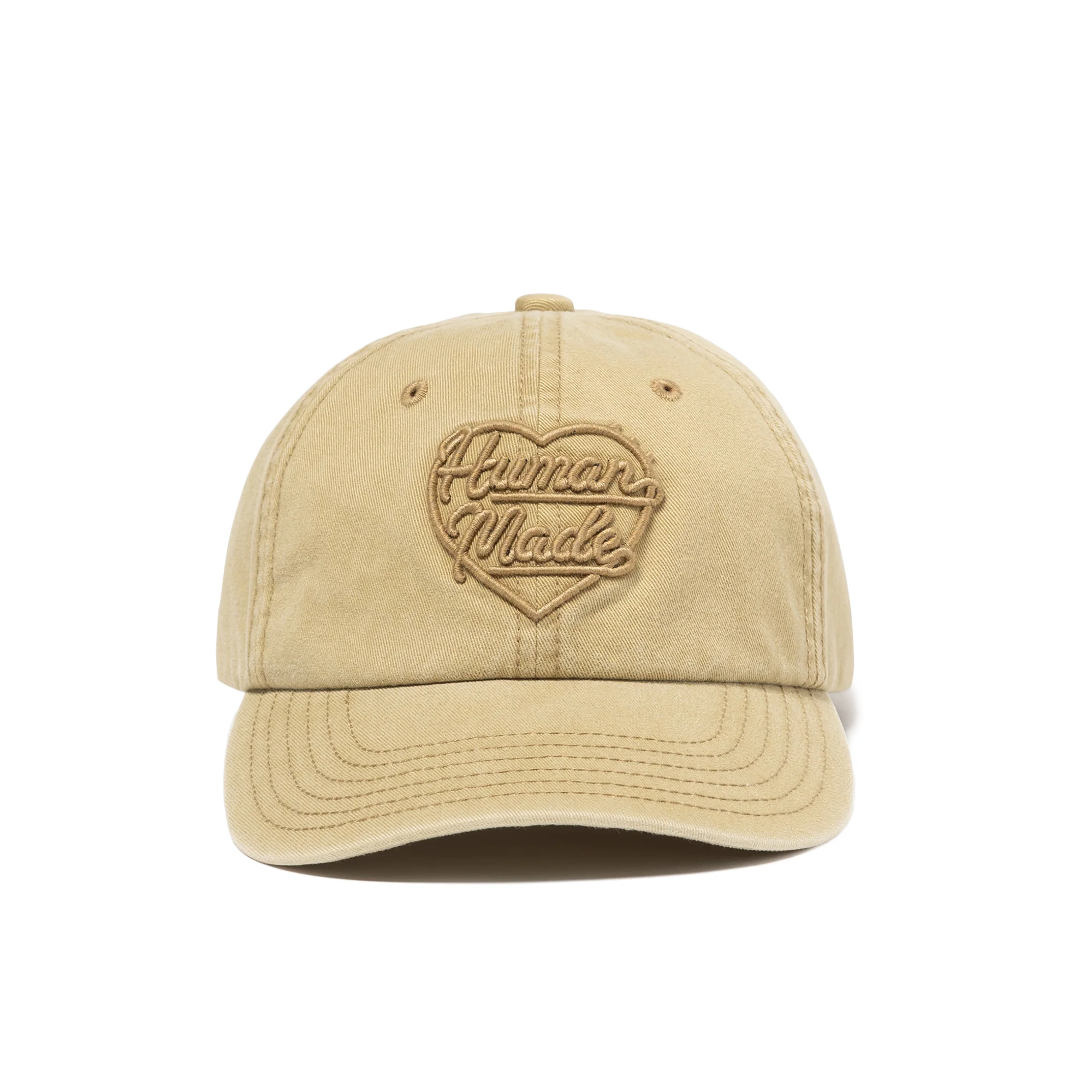 Human Made 6-Panel Twill Cap Beige HM31GD021 - Image 2