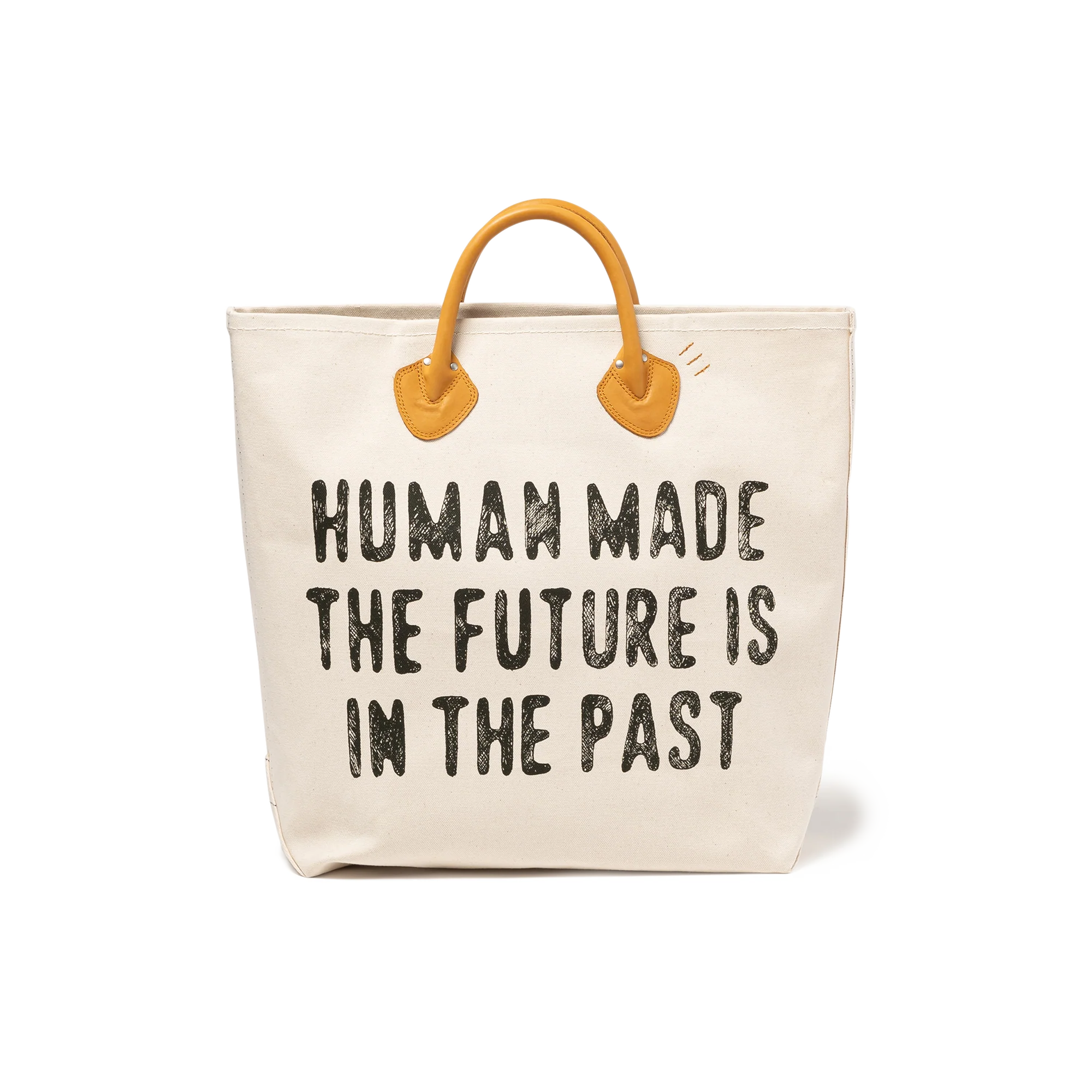 Human Made Canvas Tote White HM30GD016 - Image 2