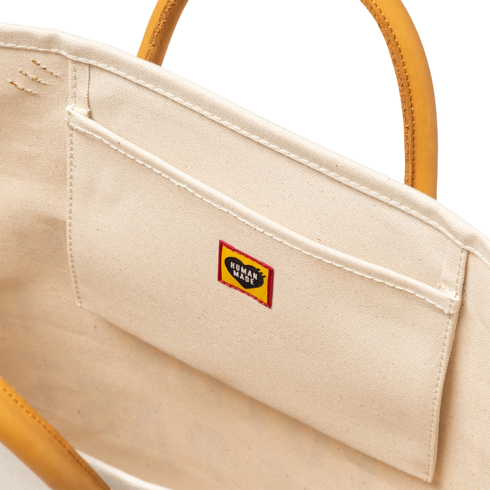 Human Made Canvas Tote White HM30GD016 - Image 3