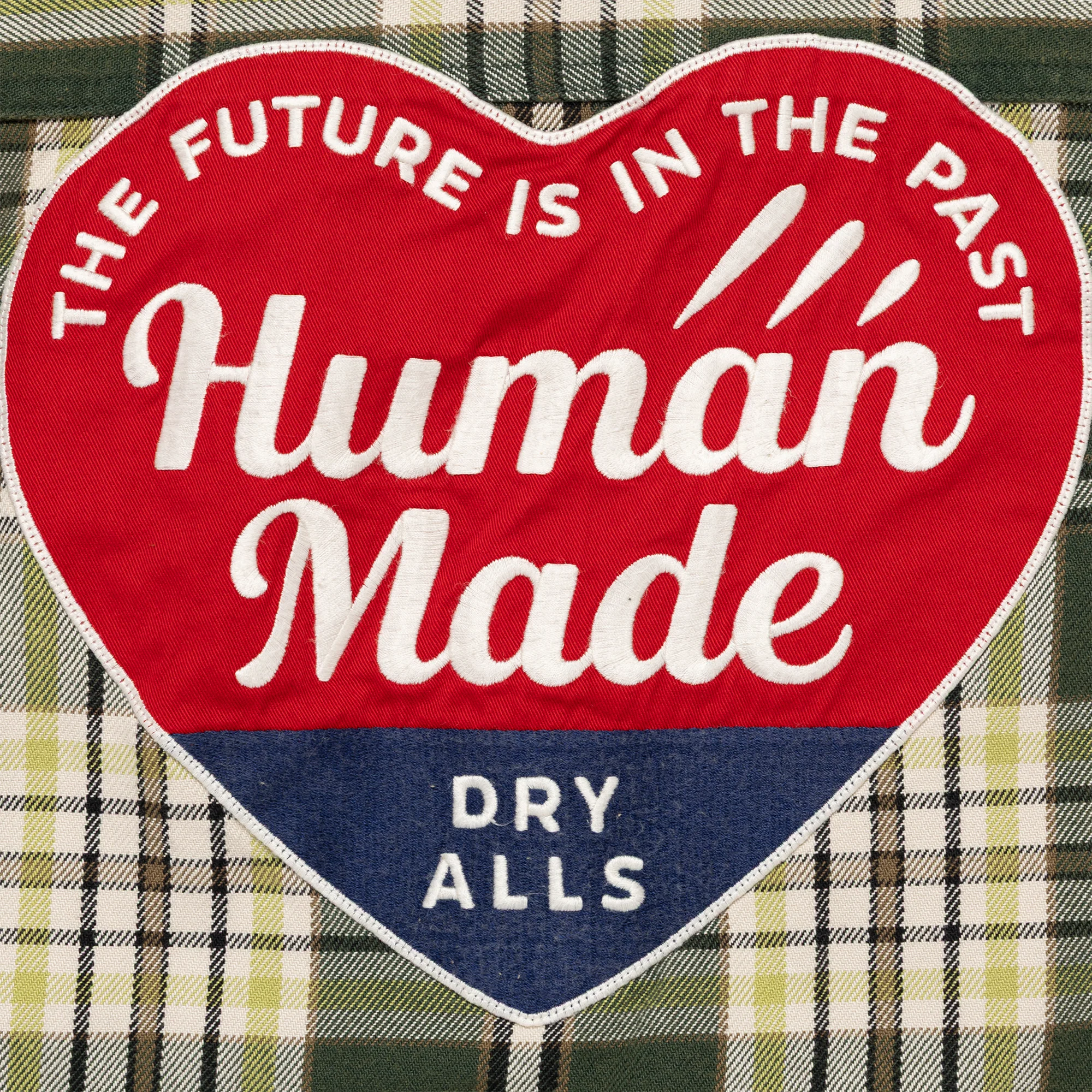 Human Made Check Shirt Green HM31SH004 - Image 4