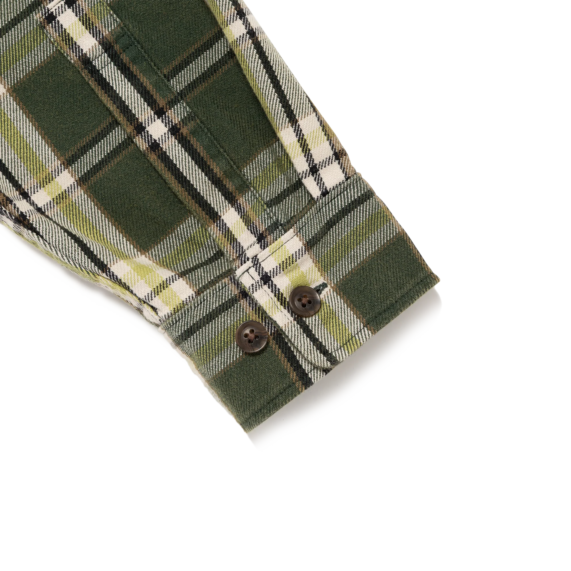 Human Made Check Shirt Green HM31SH004 - Image 5