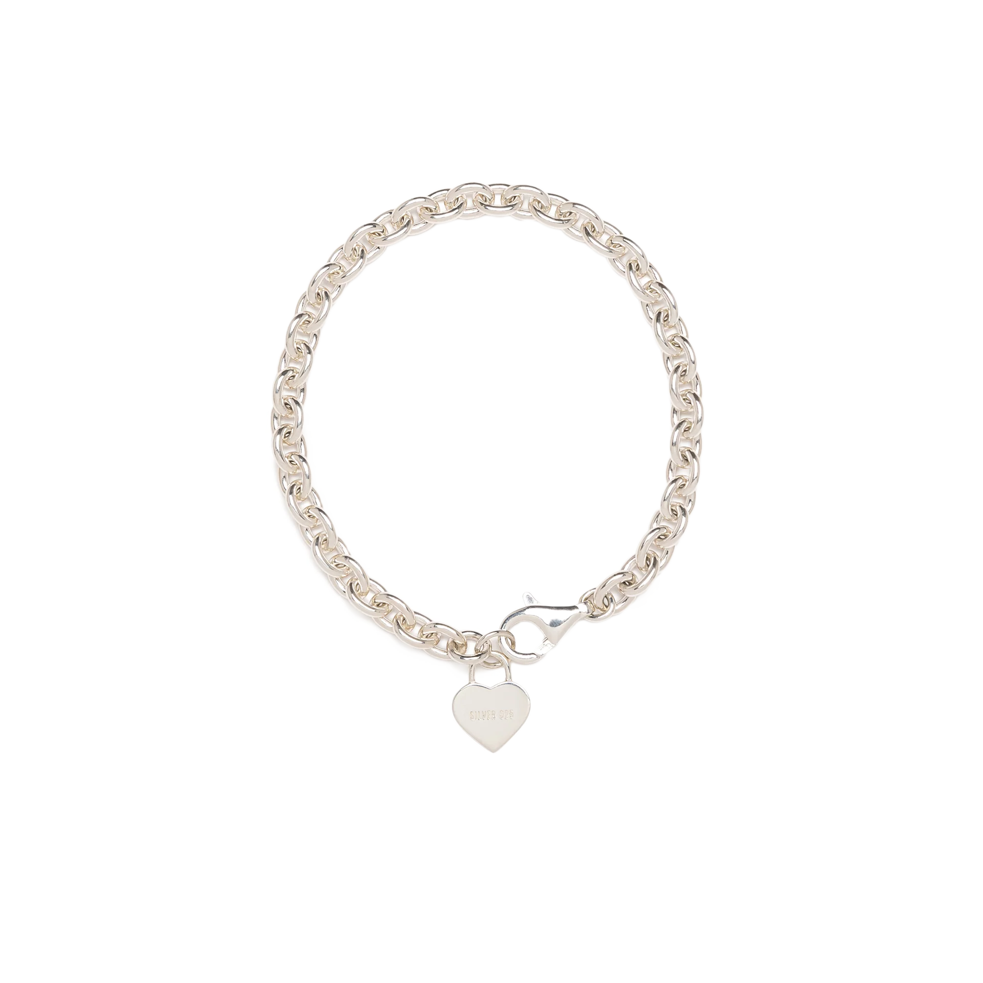 Human Made Heart Silver Bracelet Silver HM30GD086 - Image 2