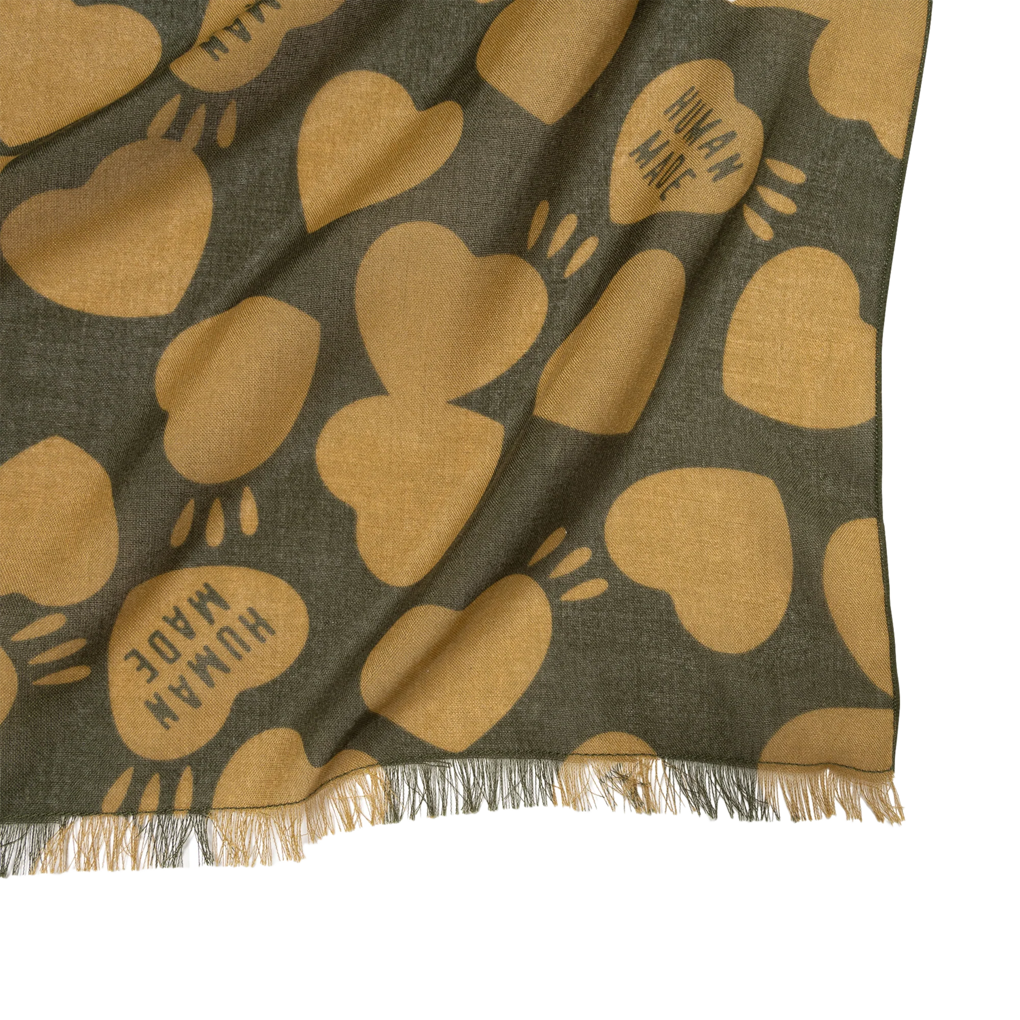 Human Made Heart Stole Olive Drab HM30GD058 - Image 2
