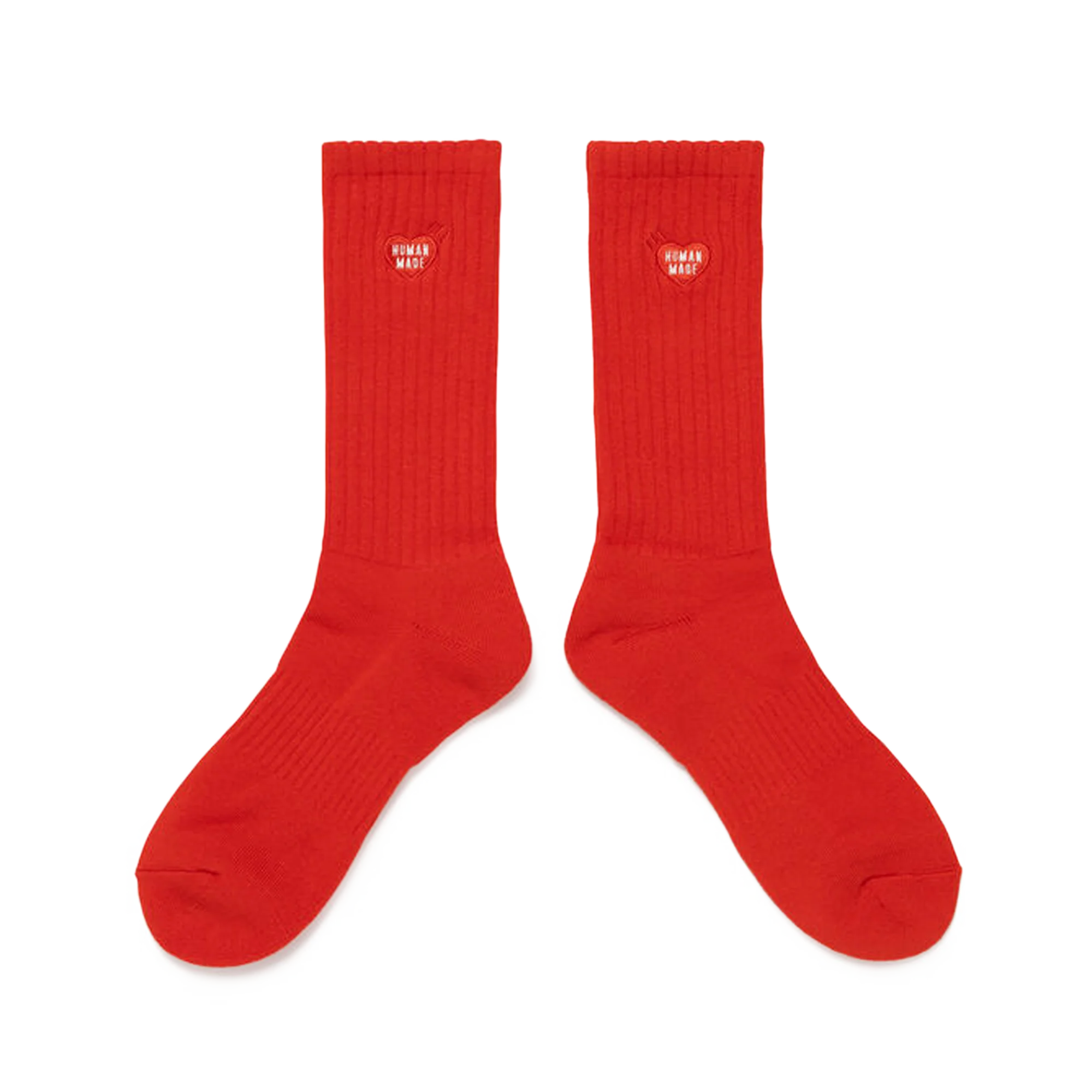 Human Made Pile Socks Red HM31GD060 - Image 2