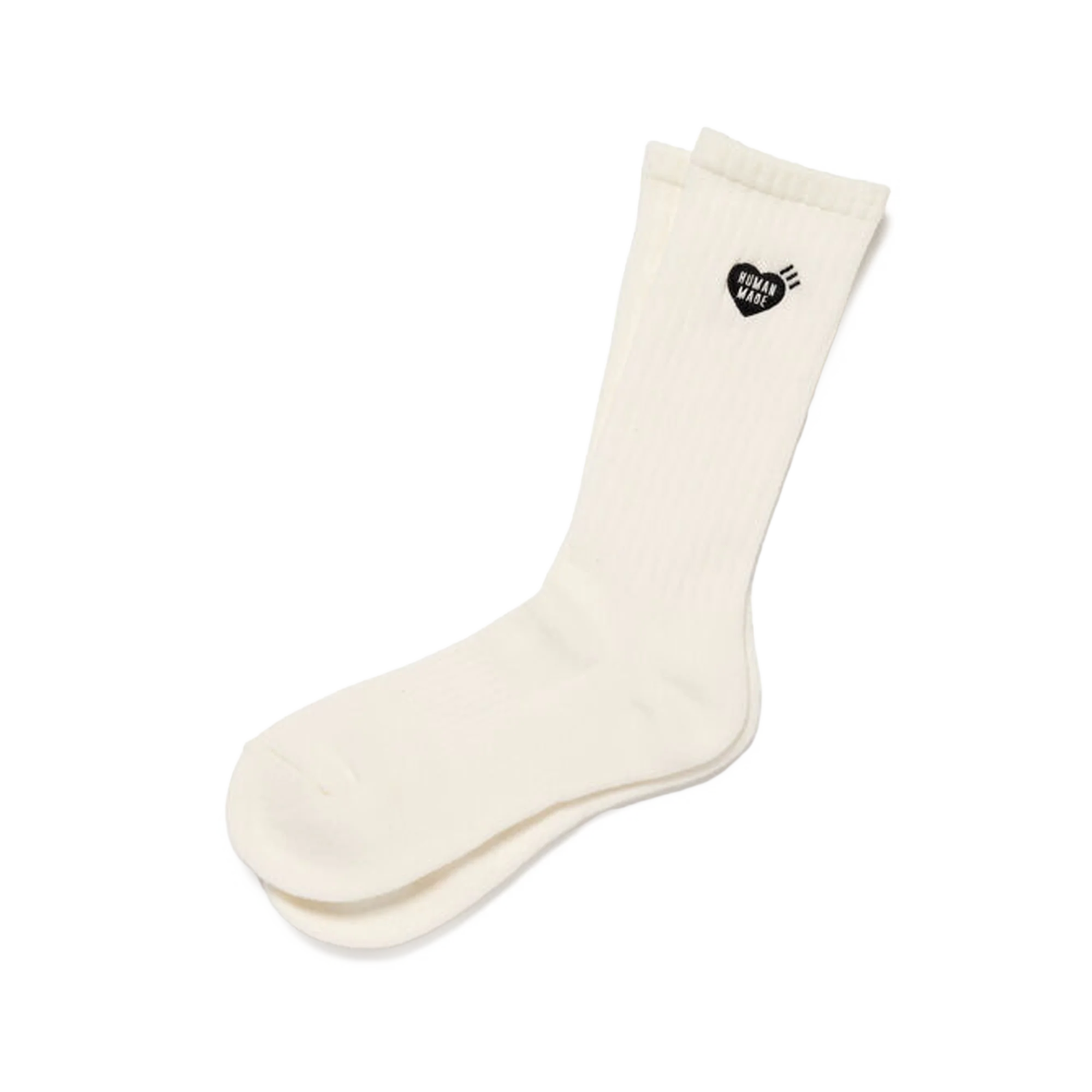 Human Made Pile Socks White HM31GD060