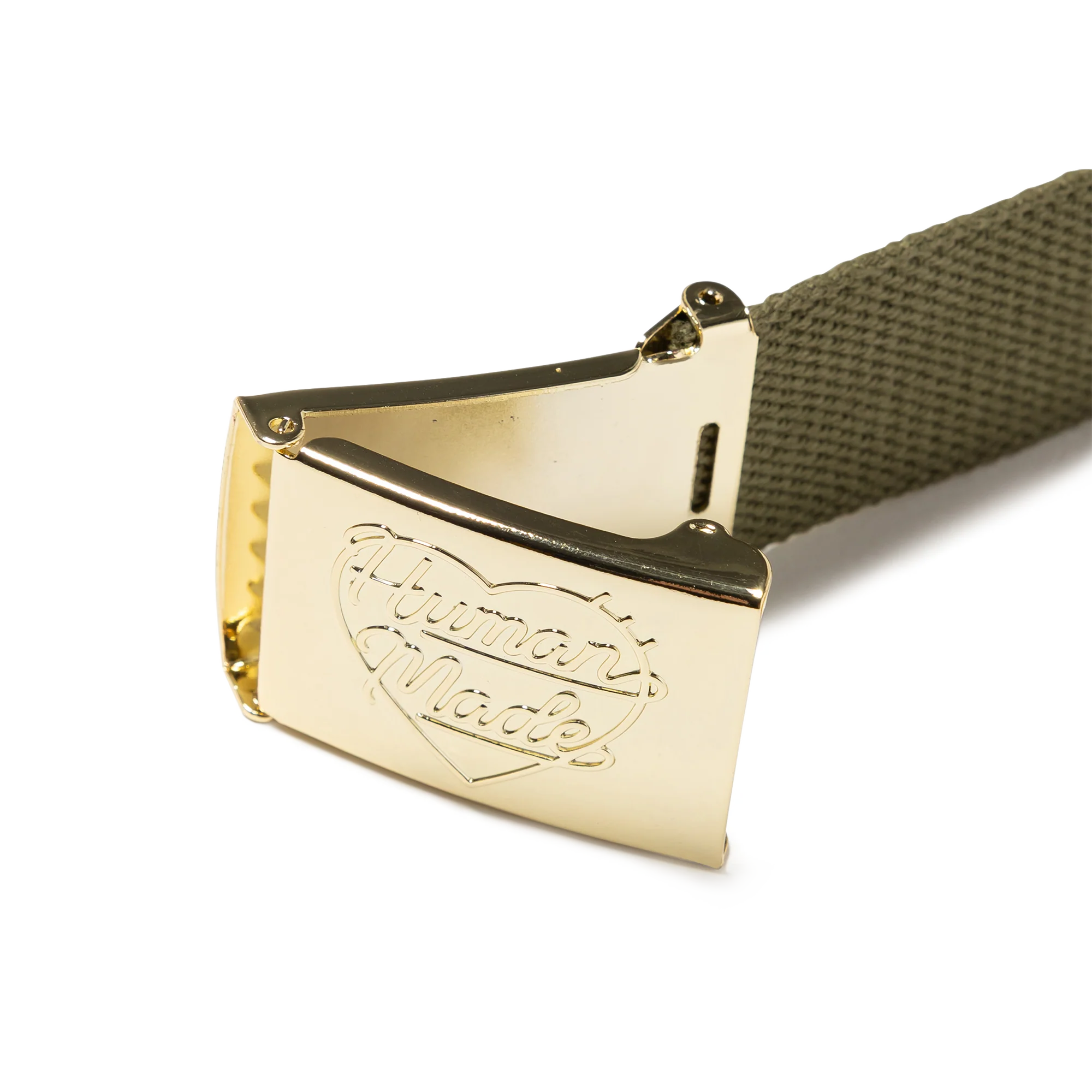 Human Made Web Belt Olive Drab HM31GD083 - Image 3