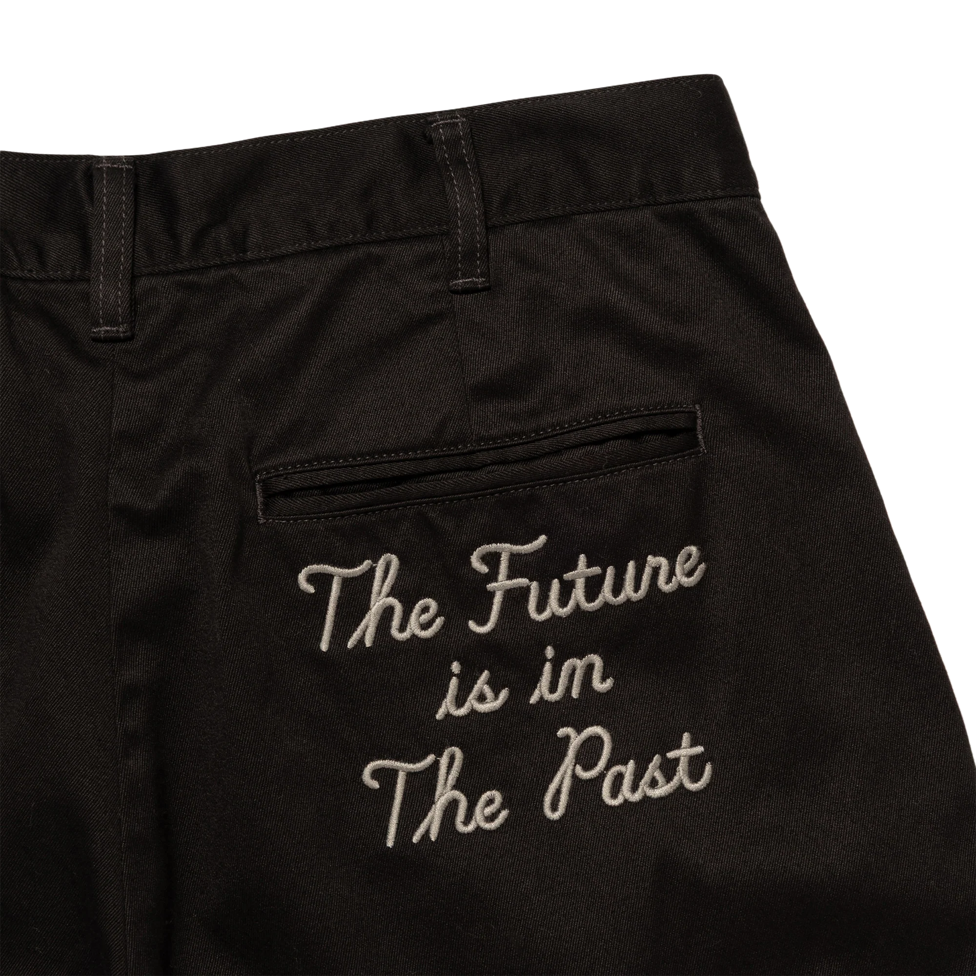 Human Made Wide Chino Pants Black HM31PT017 - Image 2