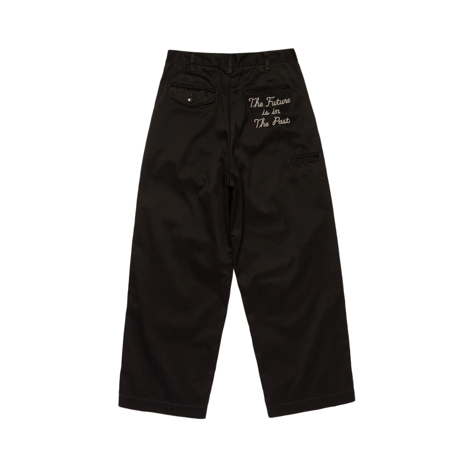 Human Made Wide Chino Pants Black HM31PT017 - Image 6