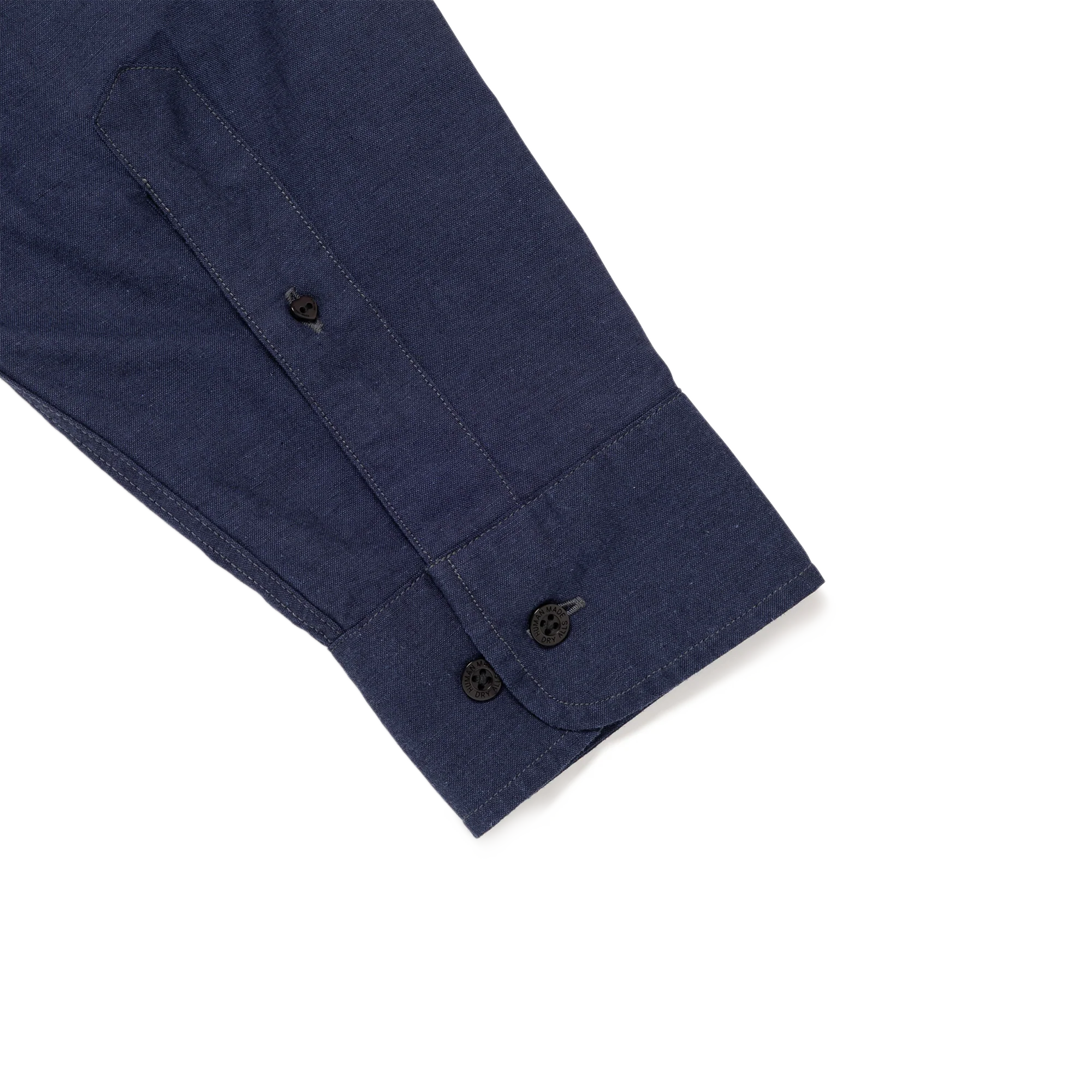 Human Made Work Shirt Navy HM31SH001 - Image 5