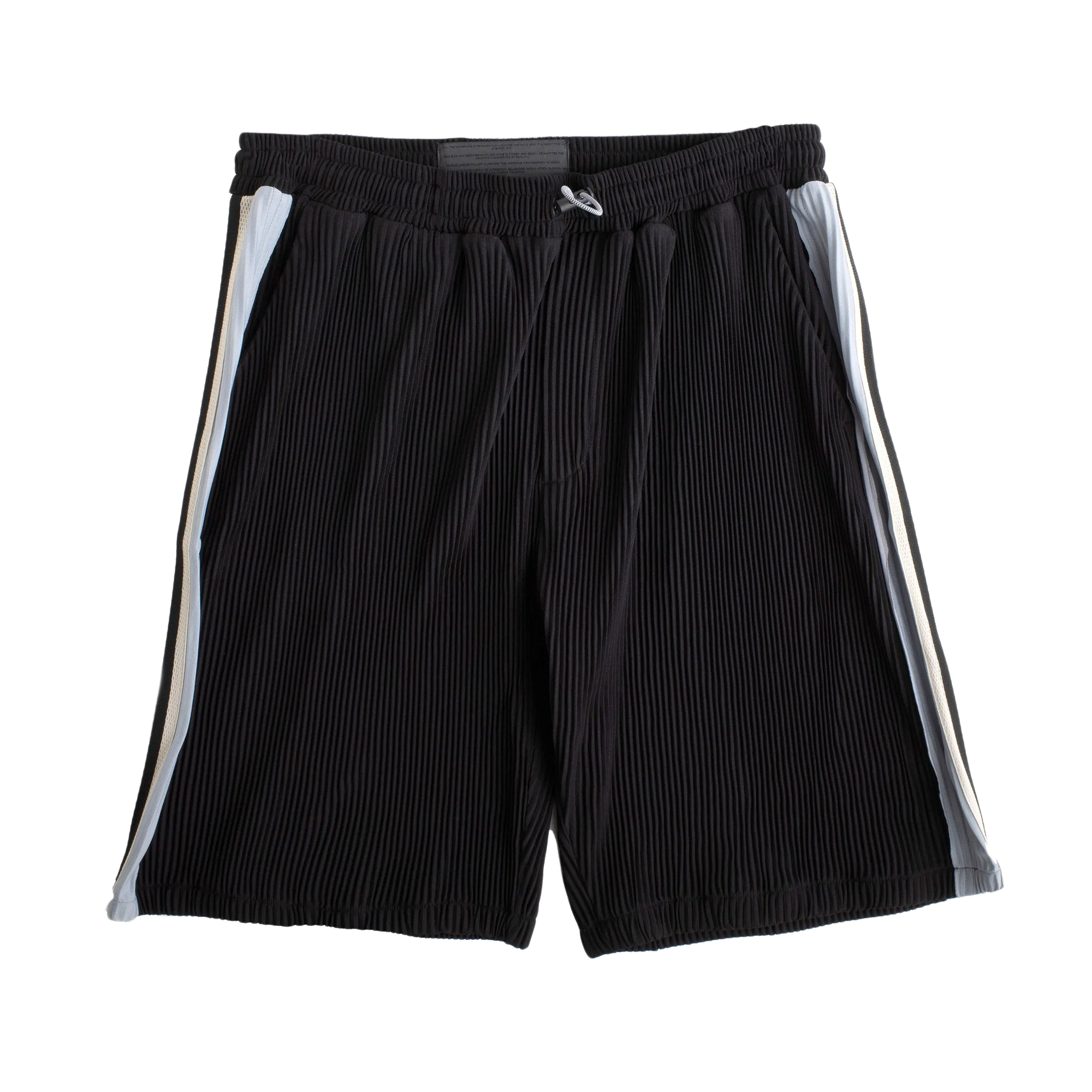 Jungles Jungles Panel Pleat Shorts Black/Blue