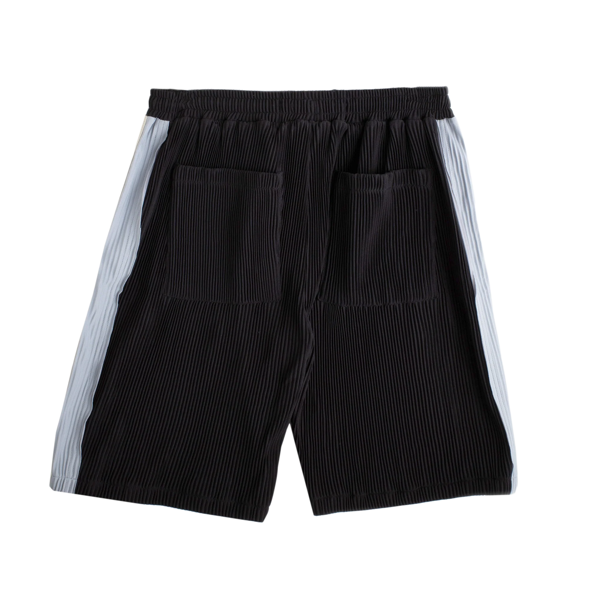 Jungles Jungles Panel Pleat Shorts Black/Blue - Image 8