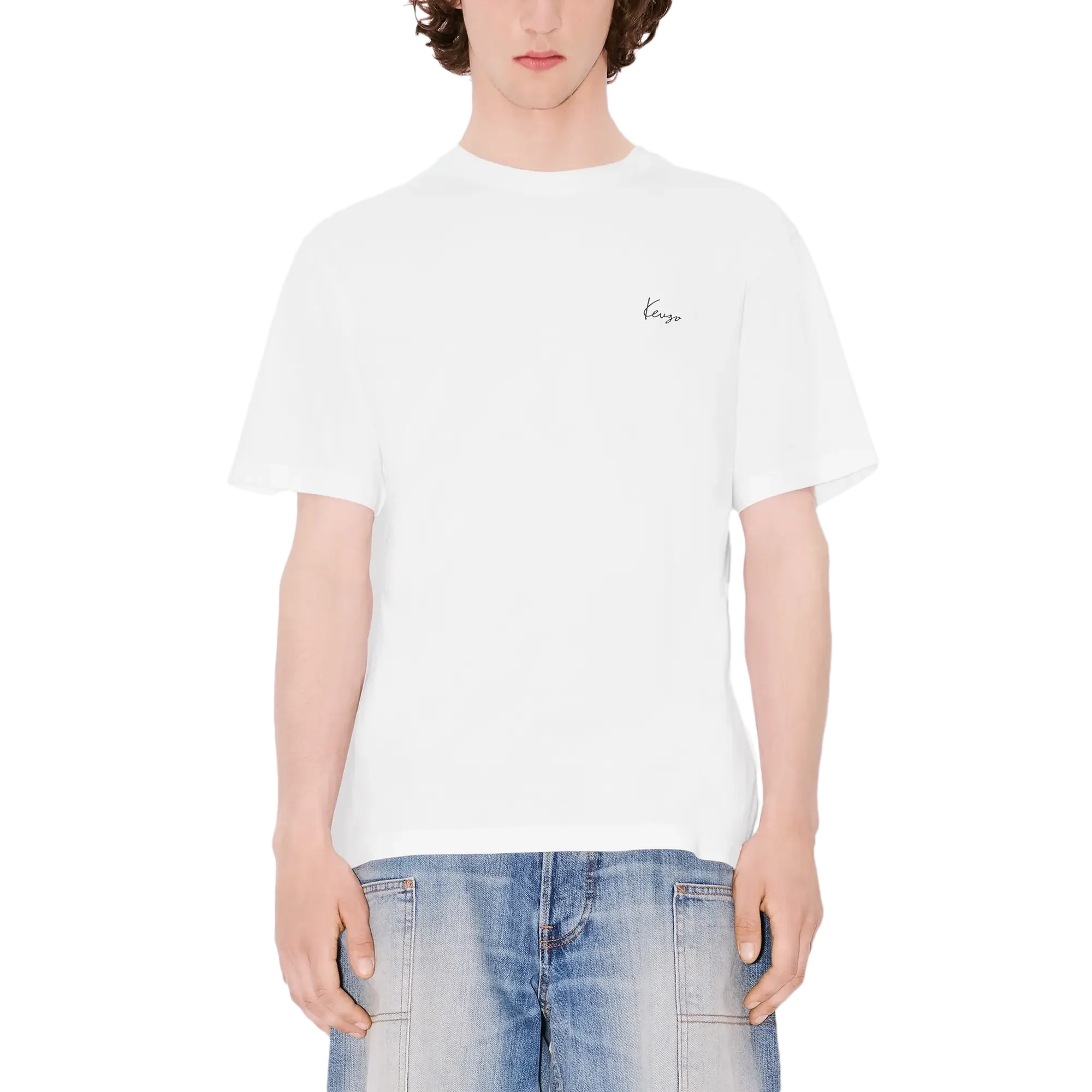 Kenzo GOTS Archive Bouquet Classic T-Shirt Off White FF65TS2604SG.02 - Image 3