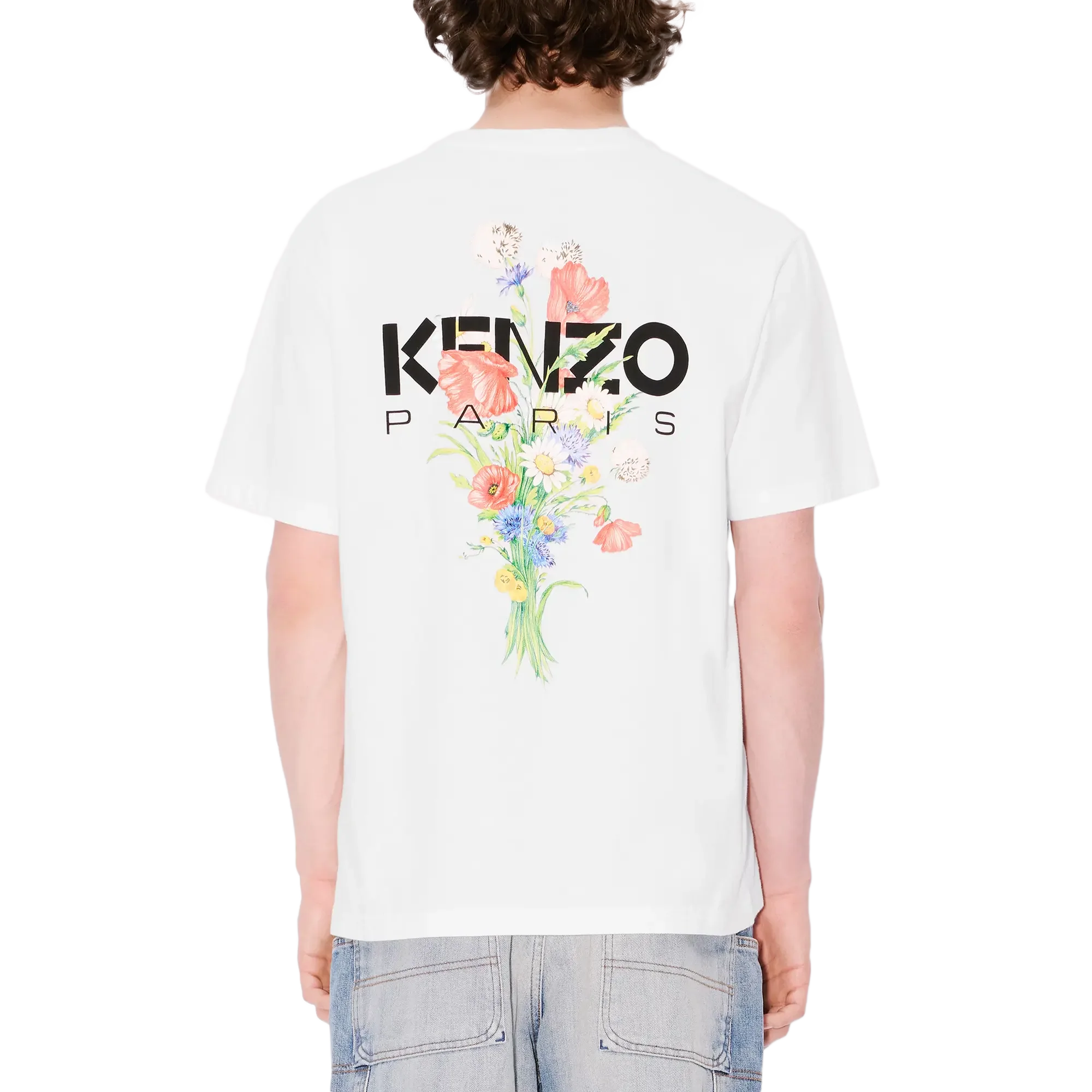 Kenzo GOTS Archive Bouquet Classic T-Shirt Off White FF65TS2604SG.02 - Image 4