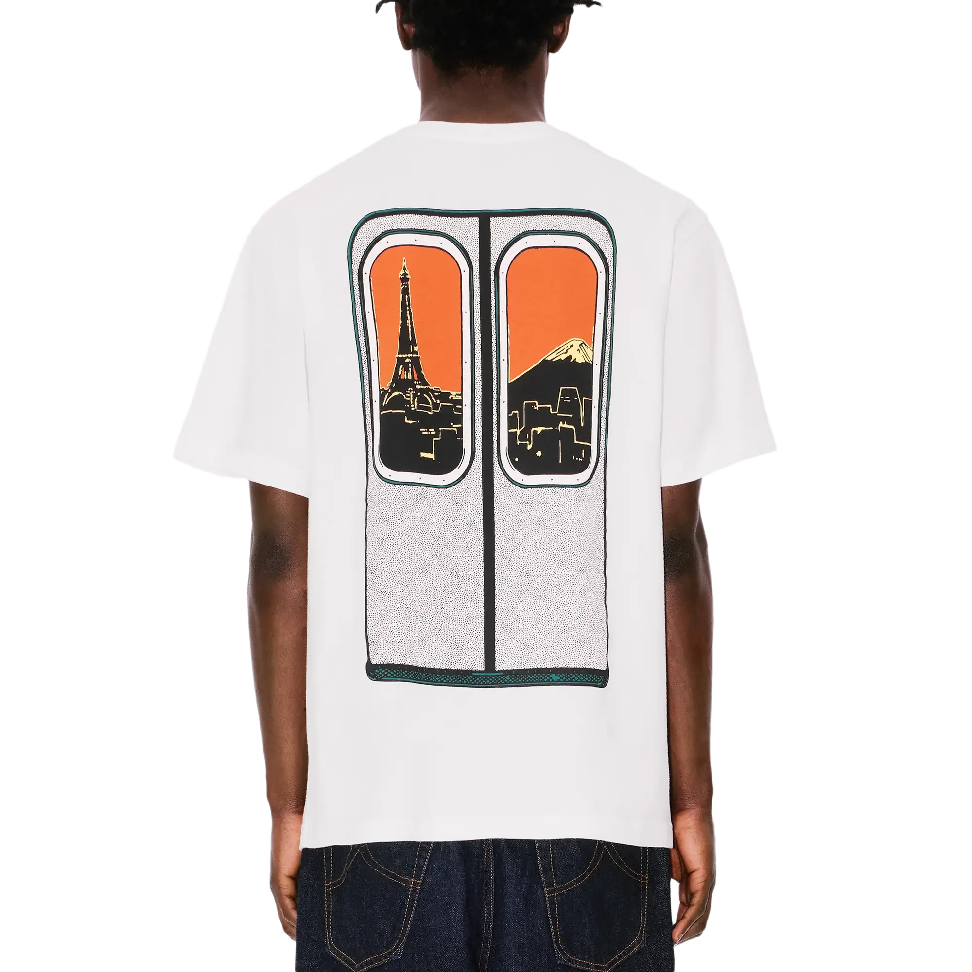 Kenzo GOTS City Oversize T-Shirt Off White FF65TS4524SG.02 - Image 2