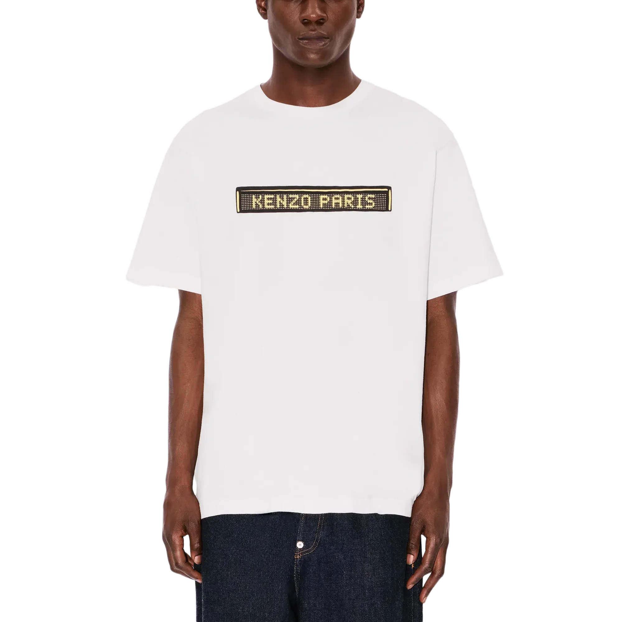 Kenzo GOTS City Oversize T-Shirt Off White FF65TS4524SG.02 - Image 4