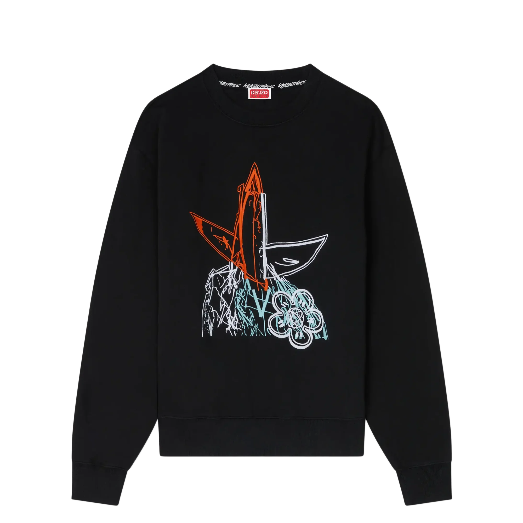 Kenzo x Futura 2000 Embroidered Sweatshirt Black