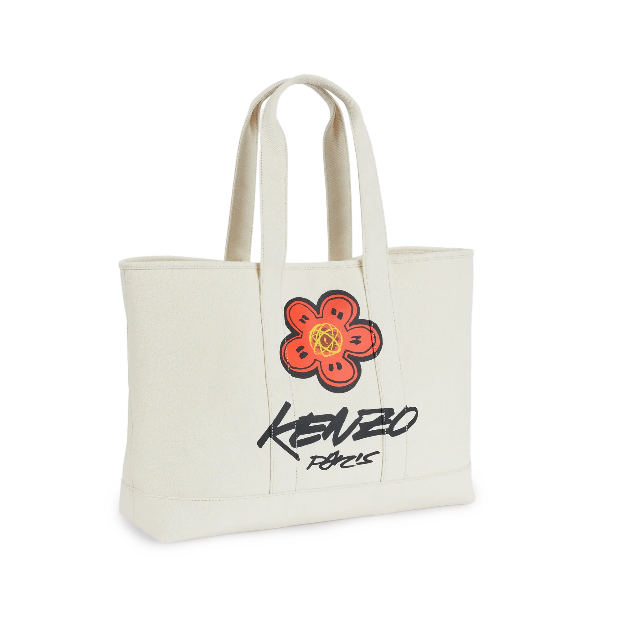 Kenzo x Futura 2000 Large Tote Bag Ecru FF68SA911F36.03