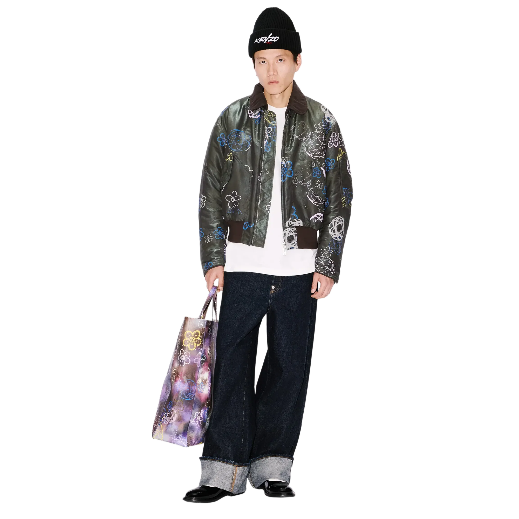 Kenzo x Futura 2000 Large Tote Bag FF62SA121L17.MU - Image 4