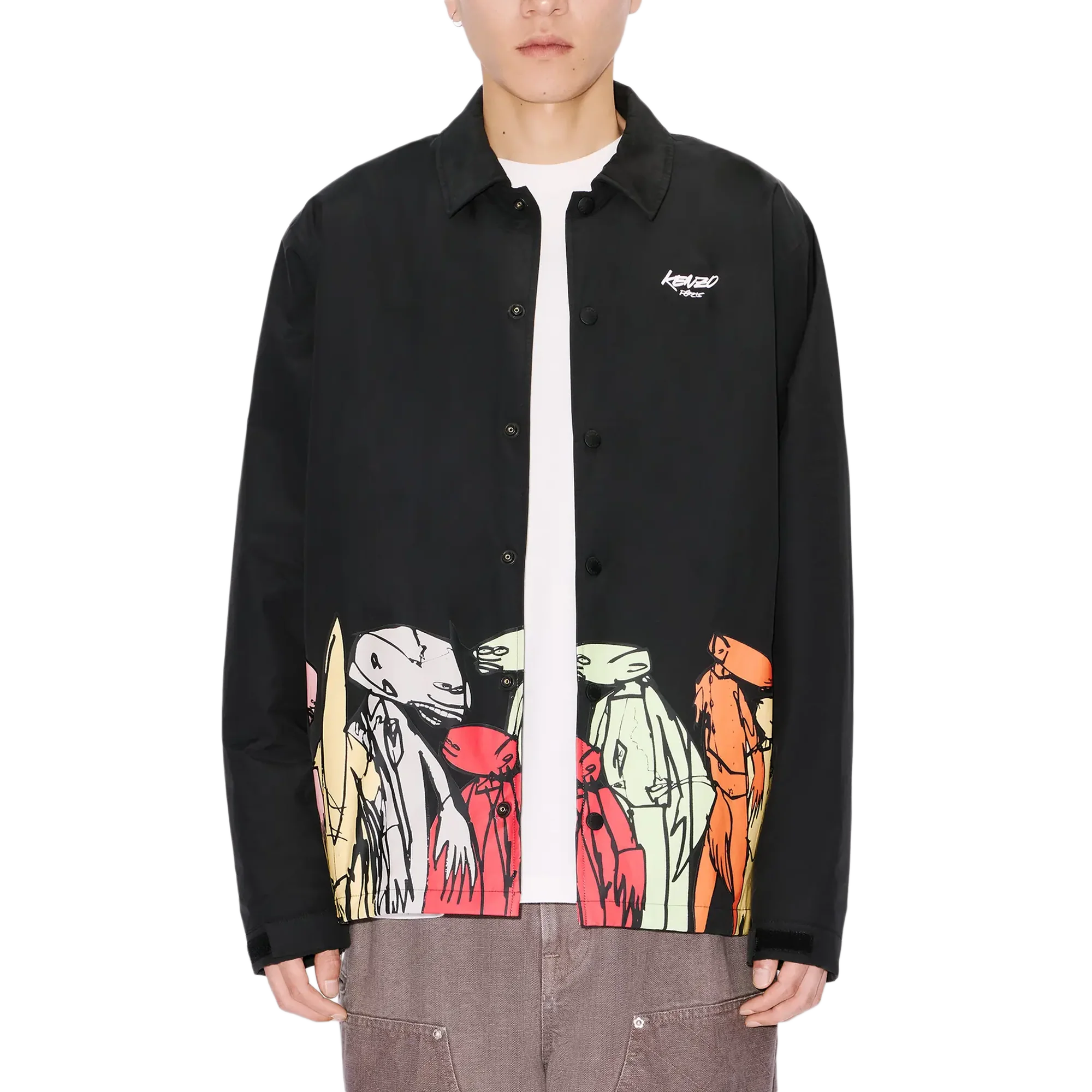 Kenzo x Futura 2000 Padded Coach Jacket Black - Image 2