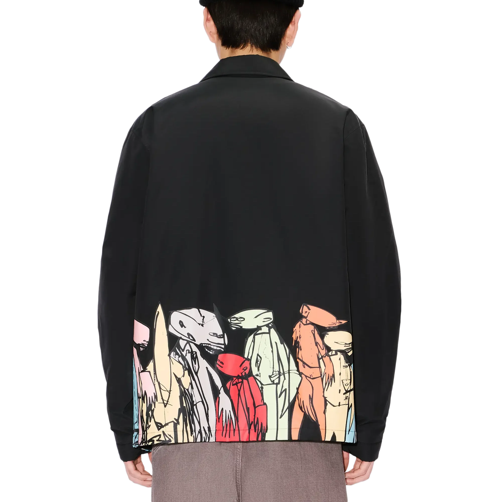 Kenzo x Futura 2000 Padded Coach Jacket Black - Image 3