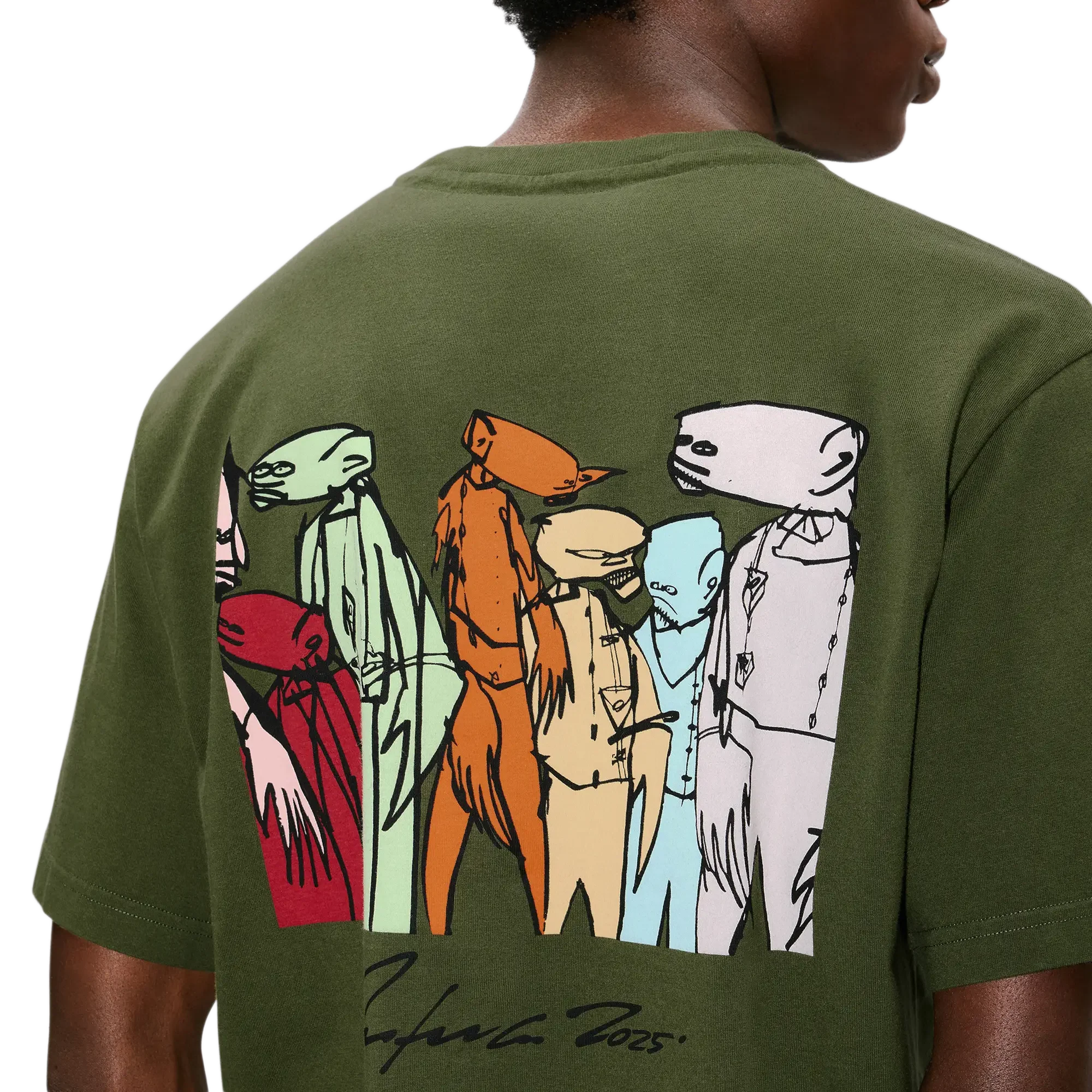 Kenzo x Futura 2000 T-Shirt Olive - Image 2