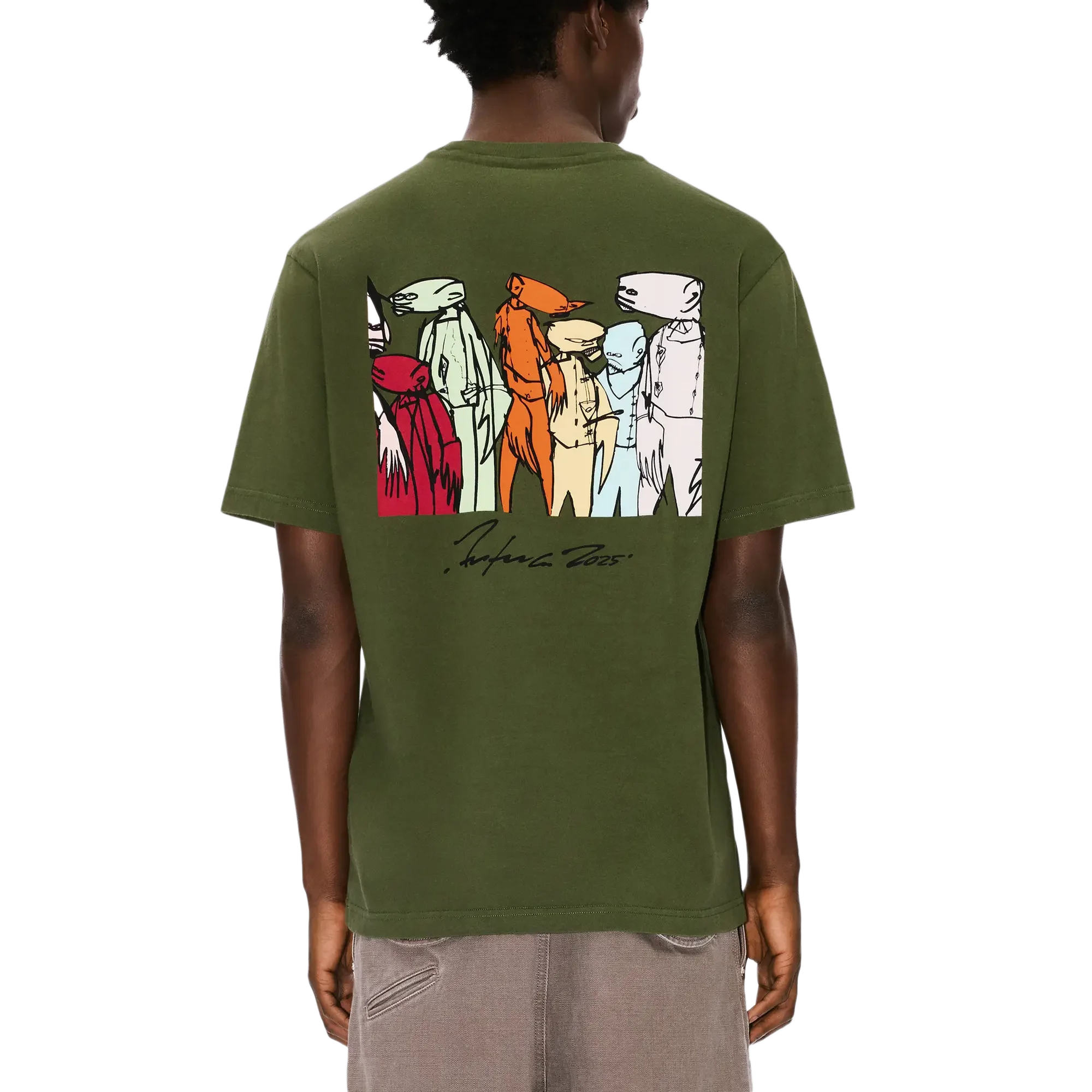 Kenzo x Futura 2000 T-Shirt Olive - Image 5
