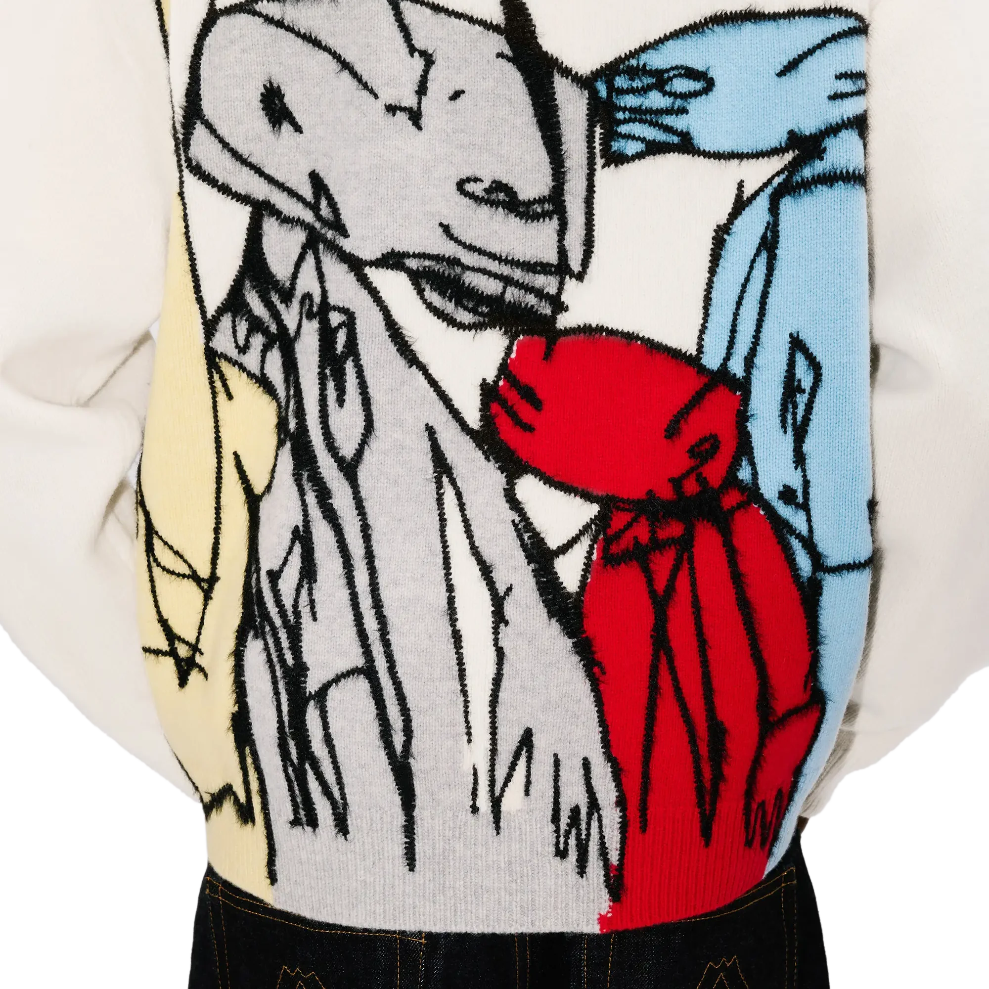 Kenzo x Futura 2000 Wool Cardigan Off White - Image 2