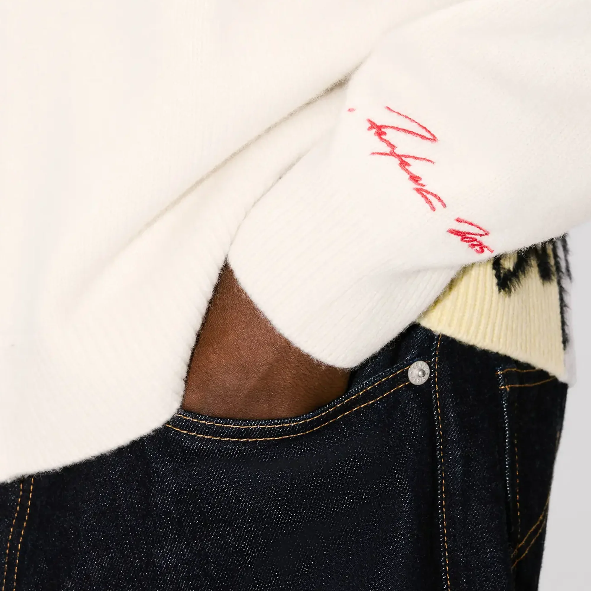 Kenzo x Futura 2000 Wool Cardigan Off White - Image 4