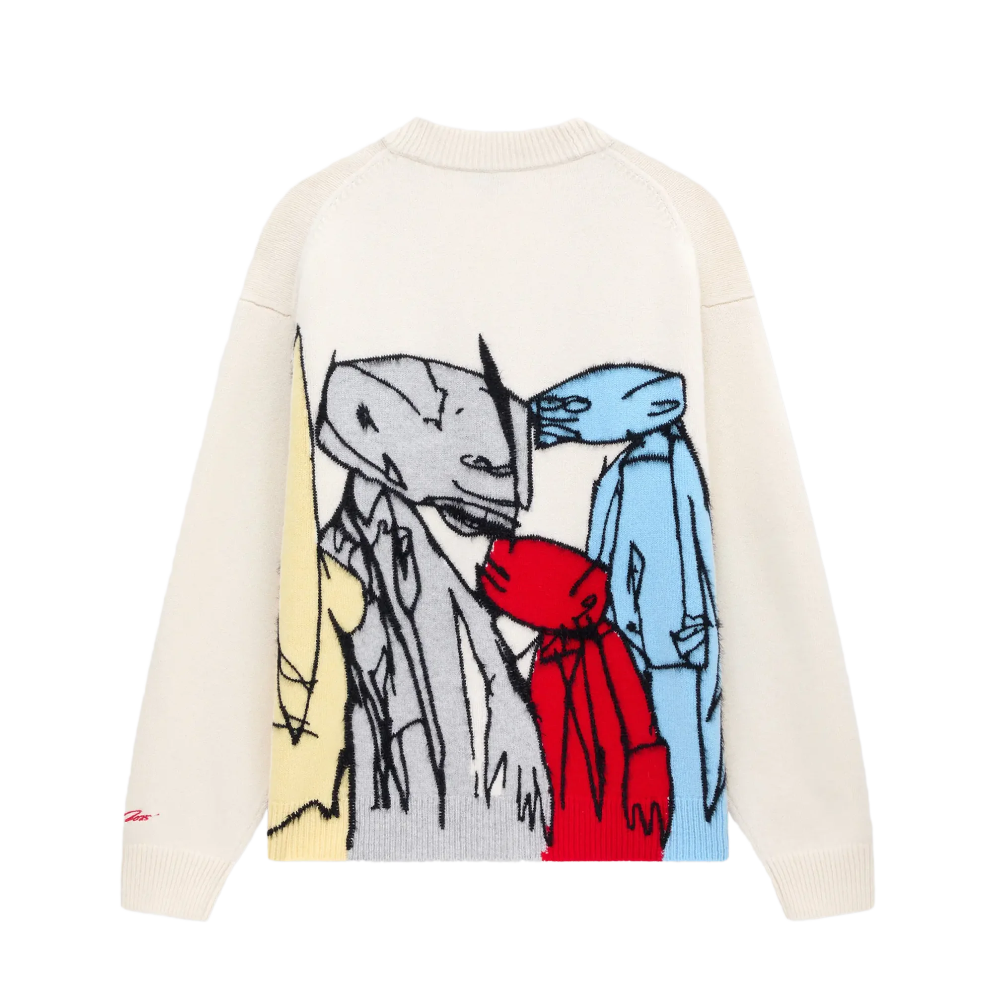 Kenzo x Futura 2000 Wool Cardigan Off White - Image 7