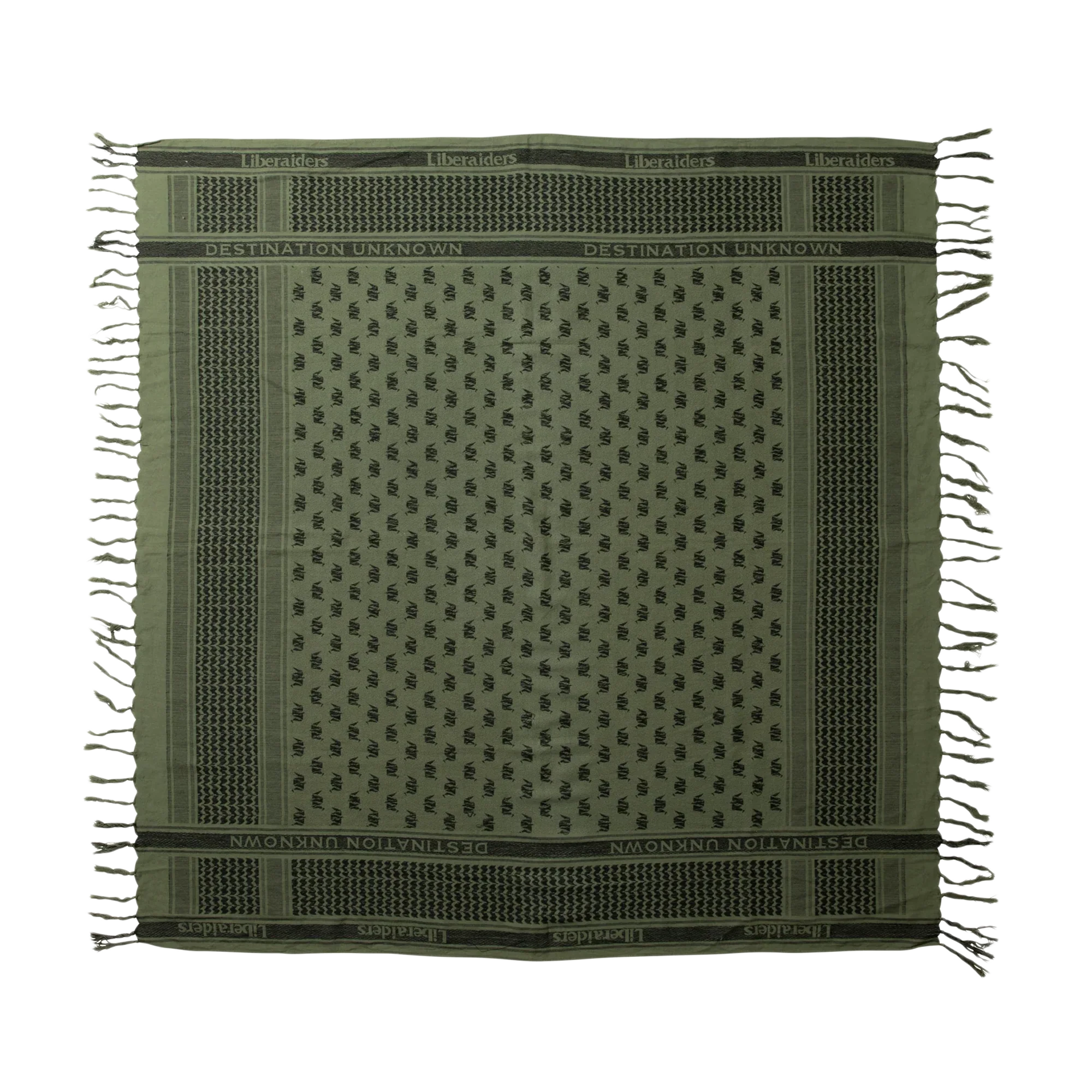 Liberaiders LR Jacquard Stole Olive - Image 2