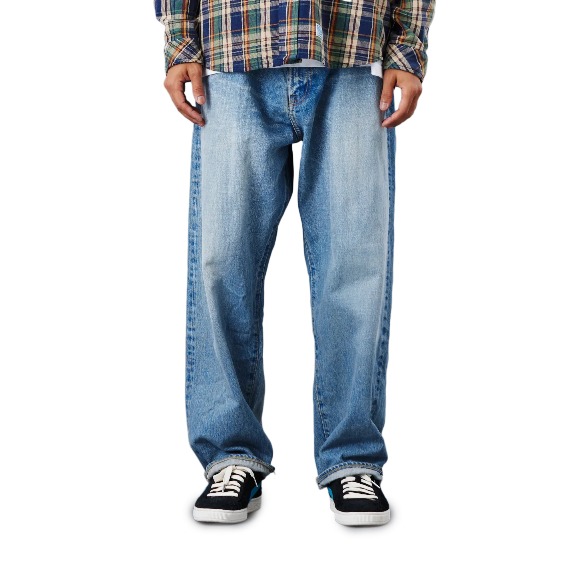 Liberaiders LR Loose Fit Denim Pants Hw Blue - Image 2