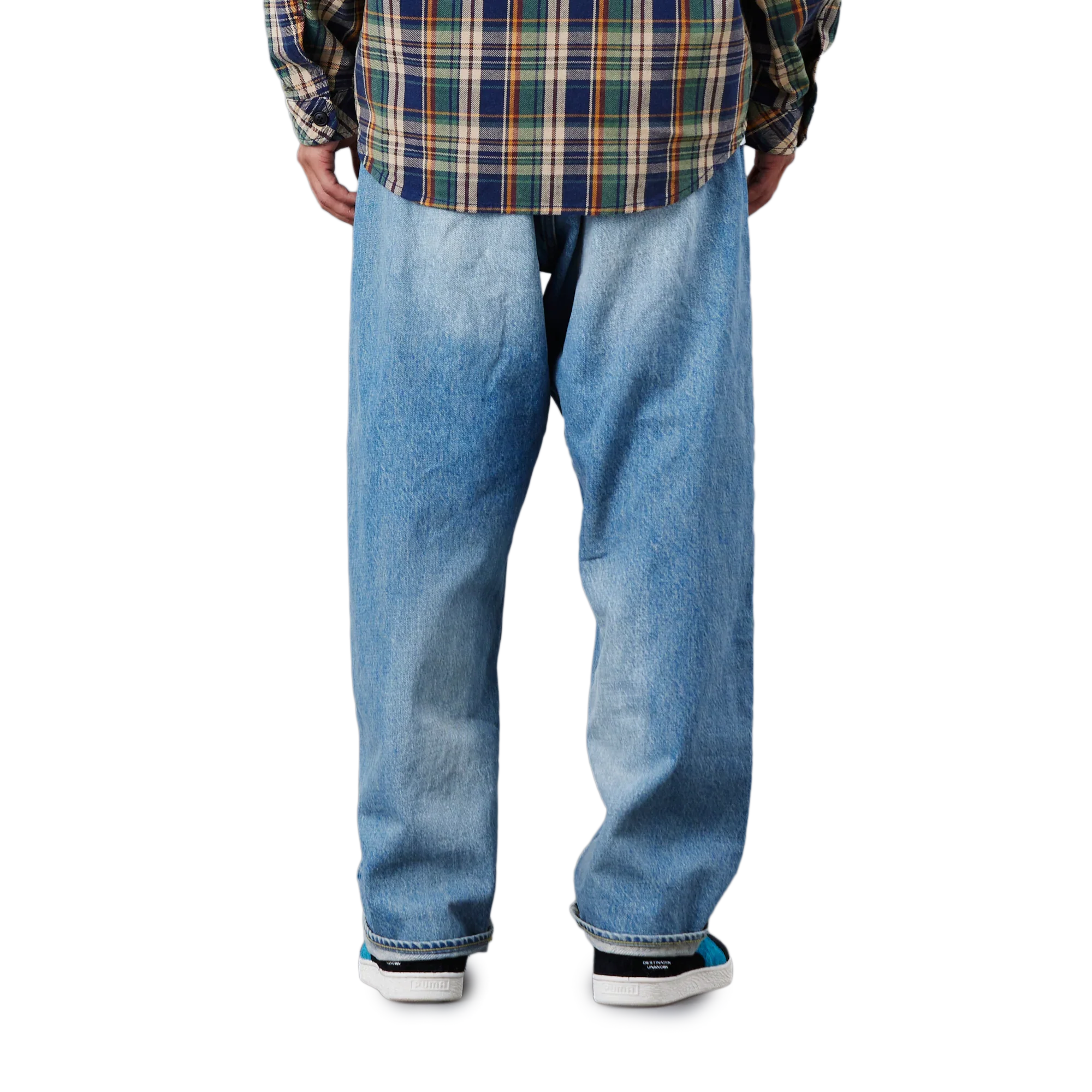 Liberaiders LR Loose Fit Denim Pants Hw Blue - Image 3