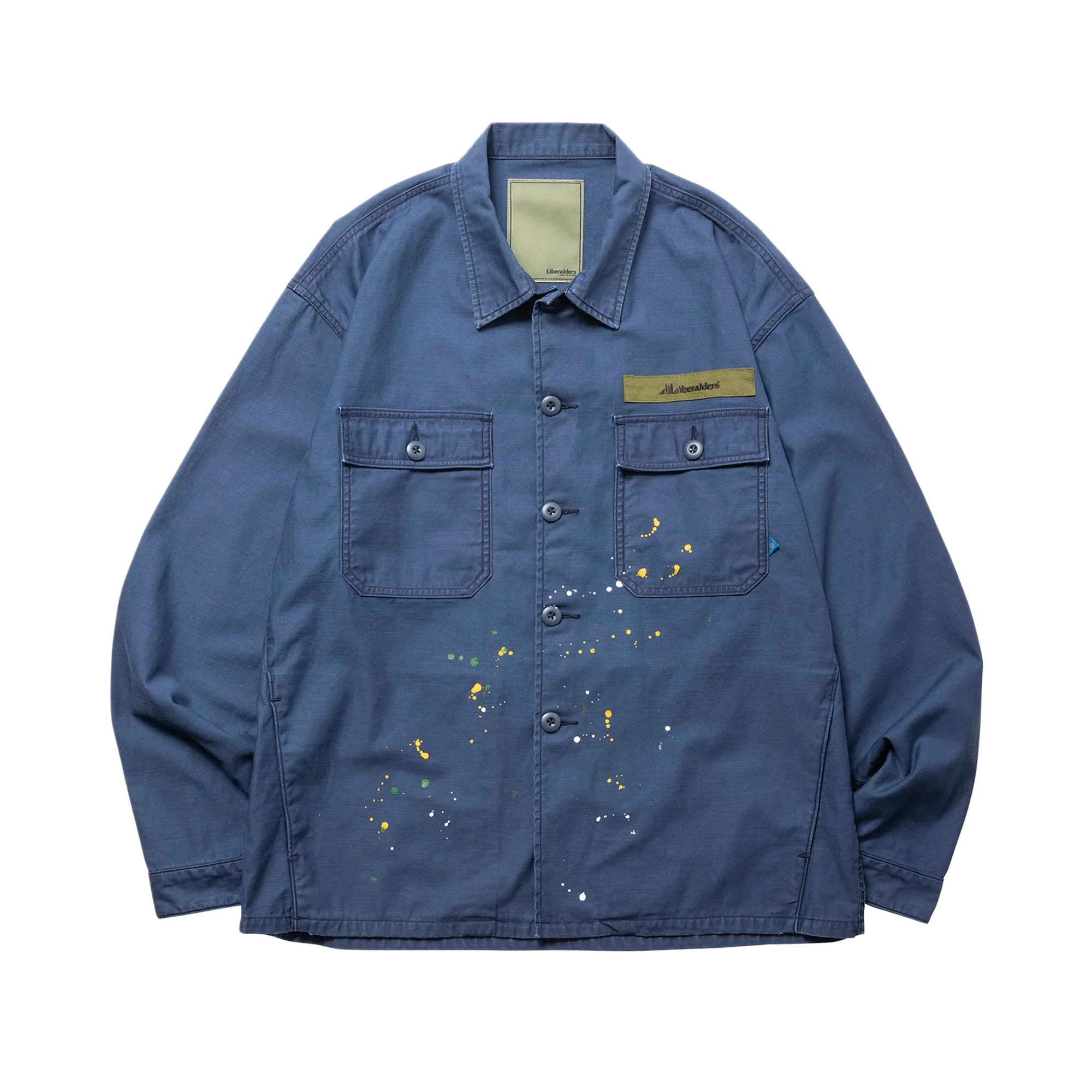Liberaiders Paint Splatter BDU Shirt Navy