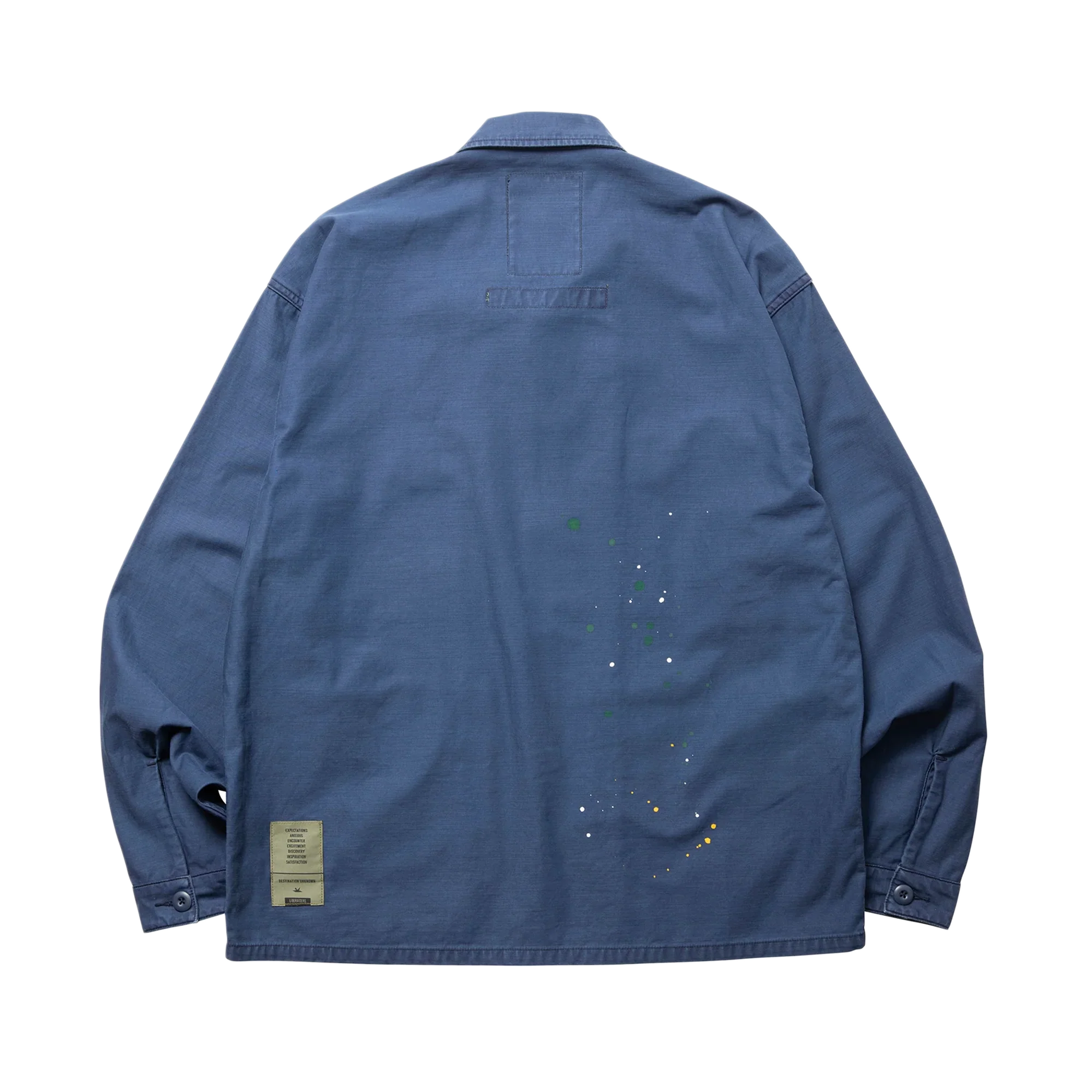 Liberaiders Paint Splatter BDU Shirt Navy - Image 2