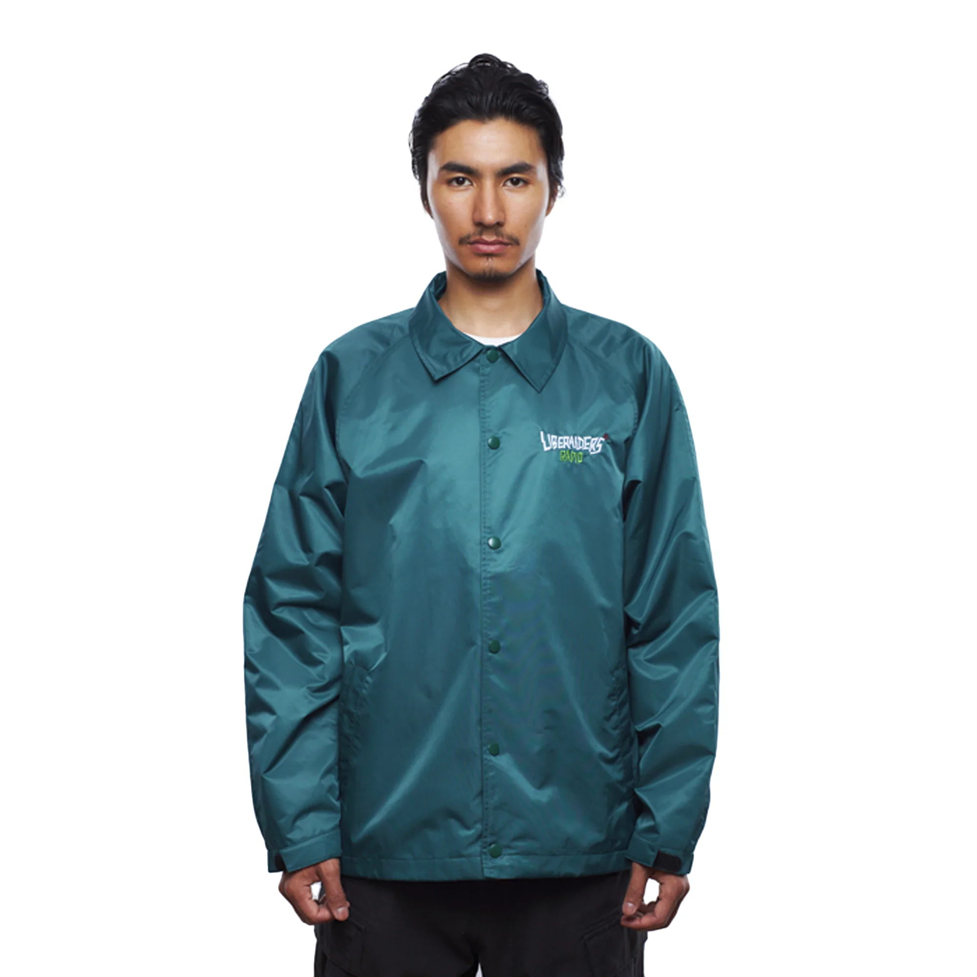 Liberaiders Radio Hits Coach Jacket Green - Image 7