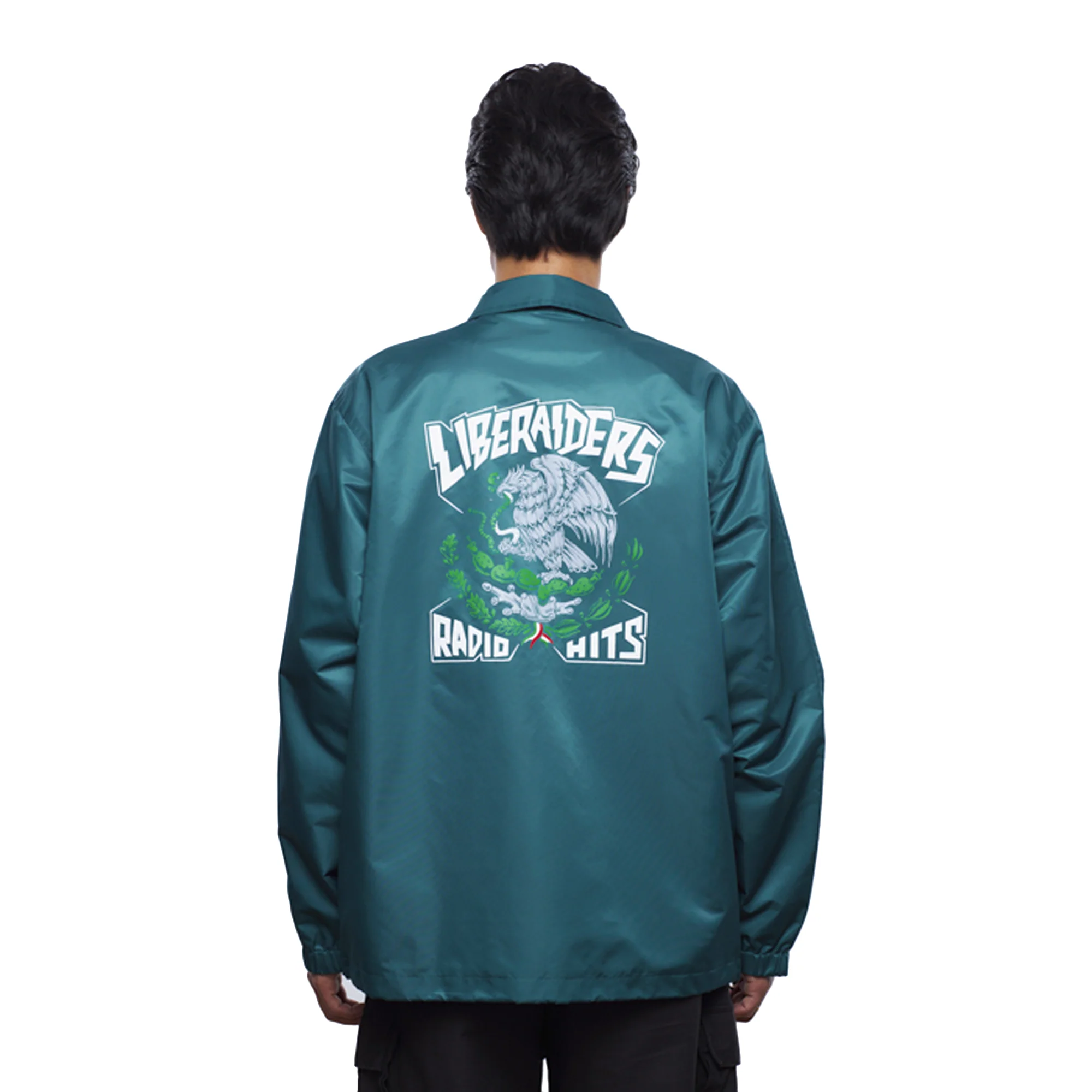 Liberaiders Radio Hits Coach Jacket Green - Image 8