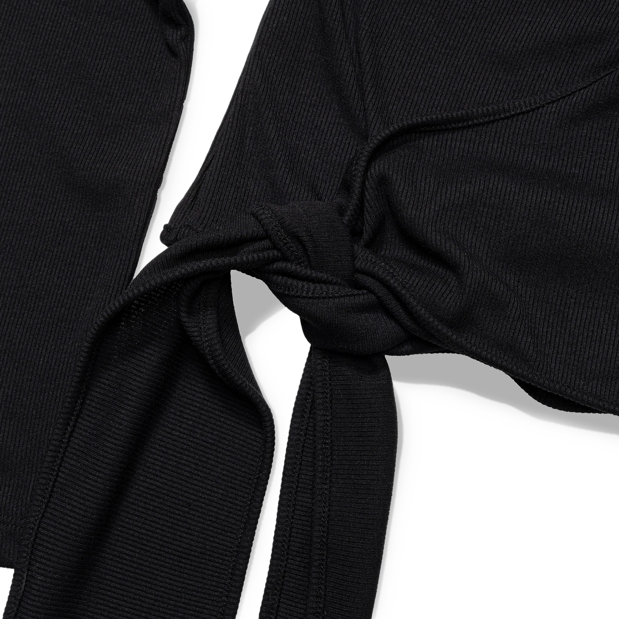 Low Classic Women's Button Up Wrap T-Shirt Black - Image 6