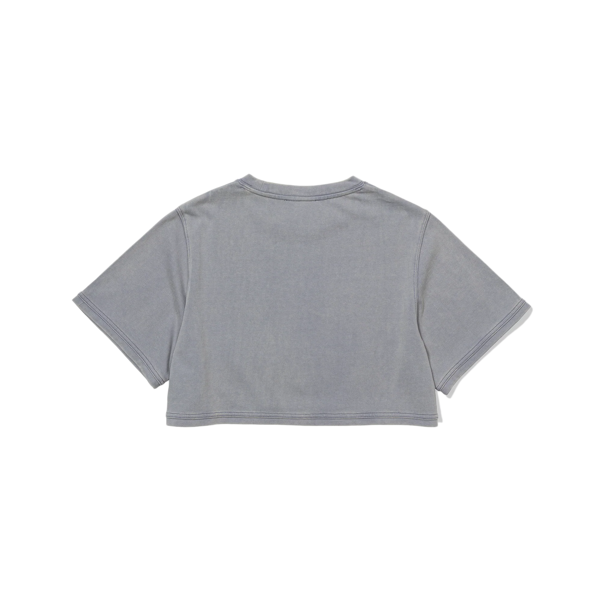 Low Classic x Uou Cute Washed Rockstar Cat T-Shirt Greyish Purple - Image 4