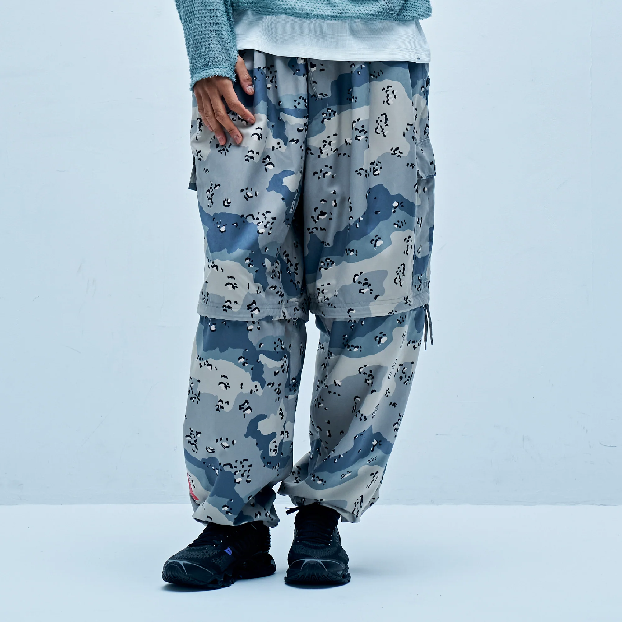 Magic Stick 2-Way Wide BDU Pants Grey ChocoChip Camo - Image 2