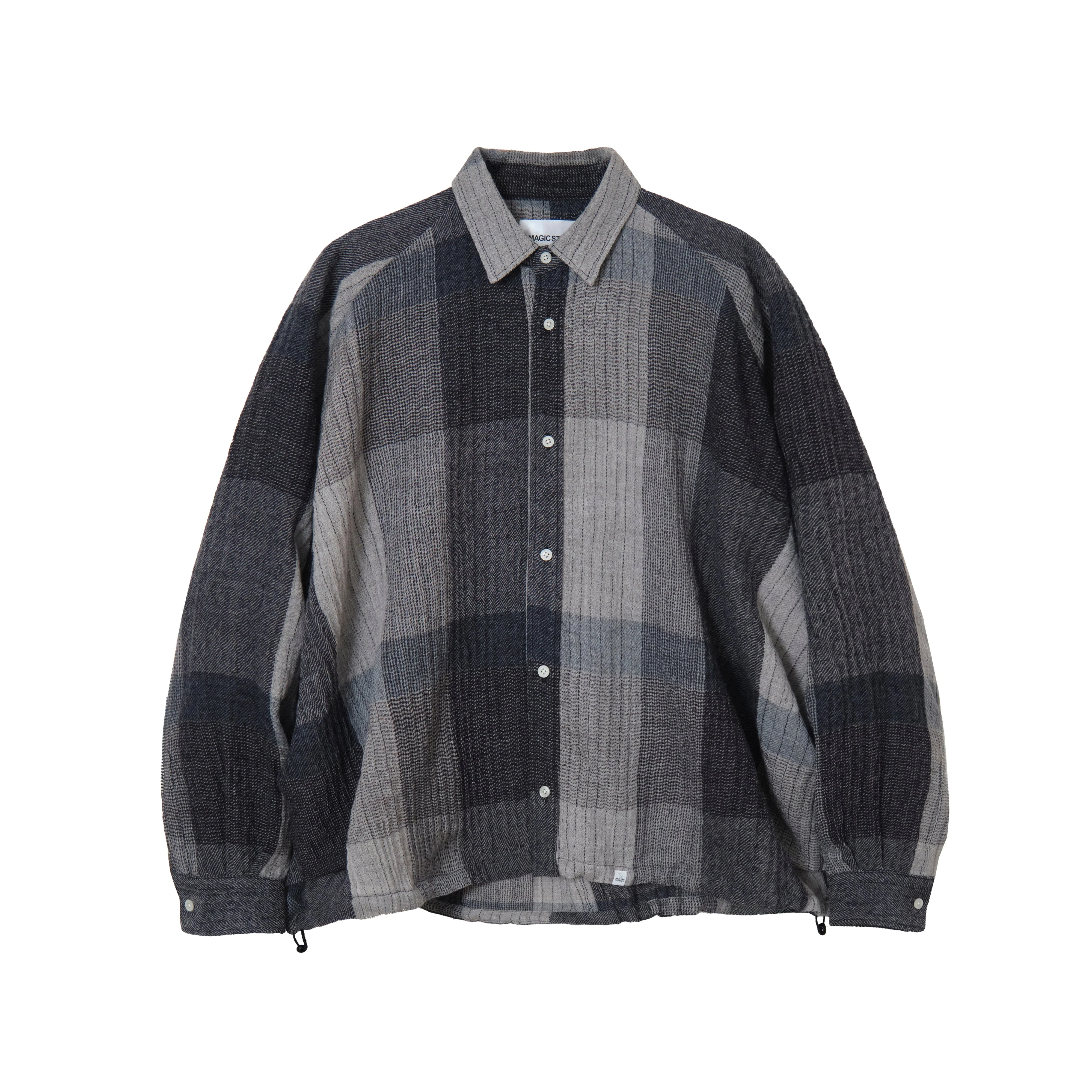 Magic Stick Draperie Nel Shirt Grey
