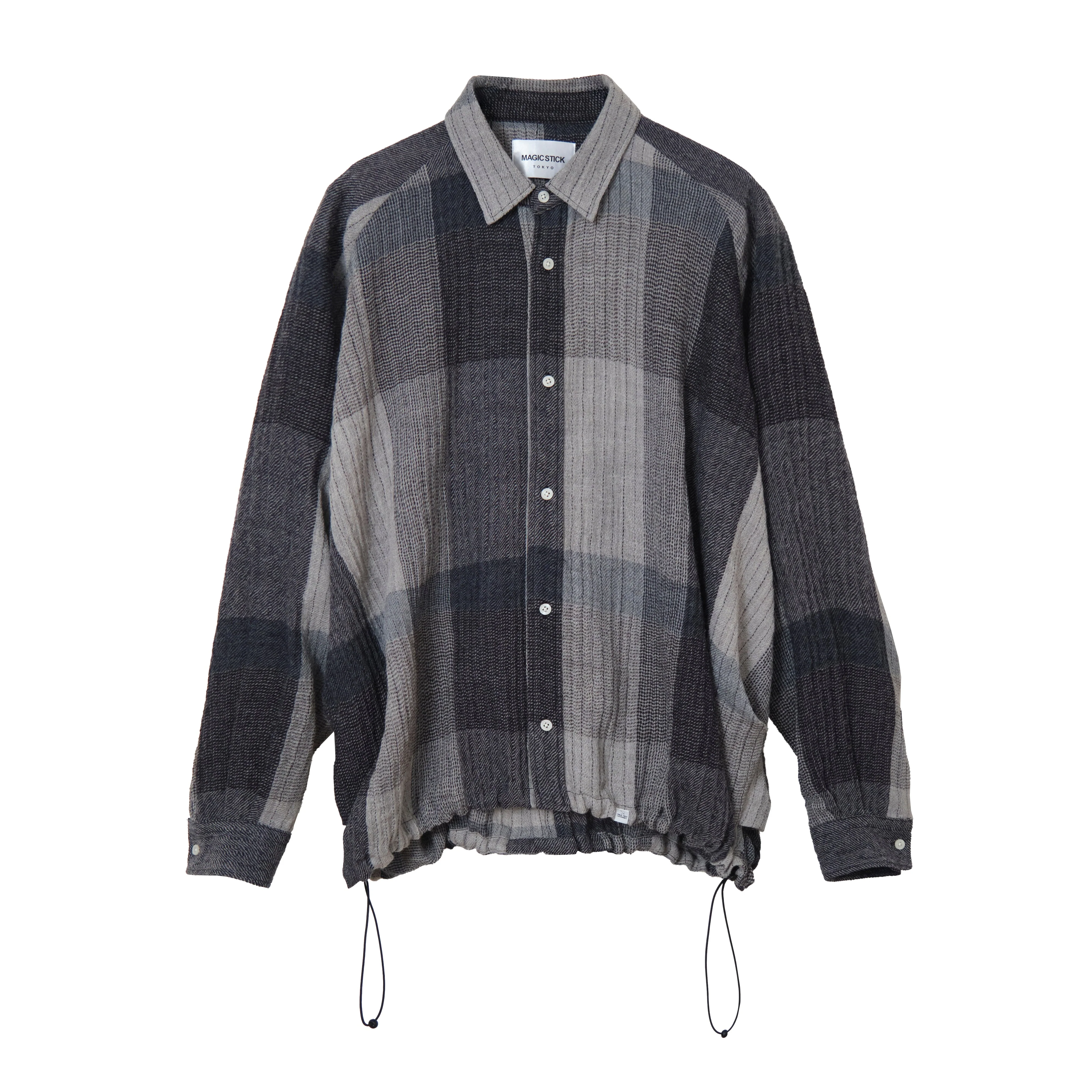 Magic Stick Draperie Nel Shirt Grey - Image 3