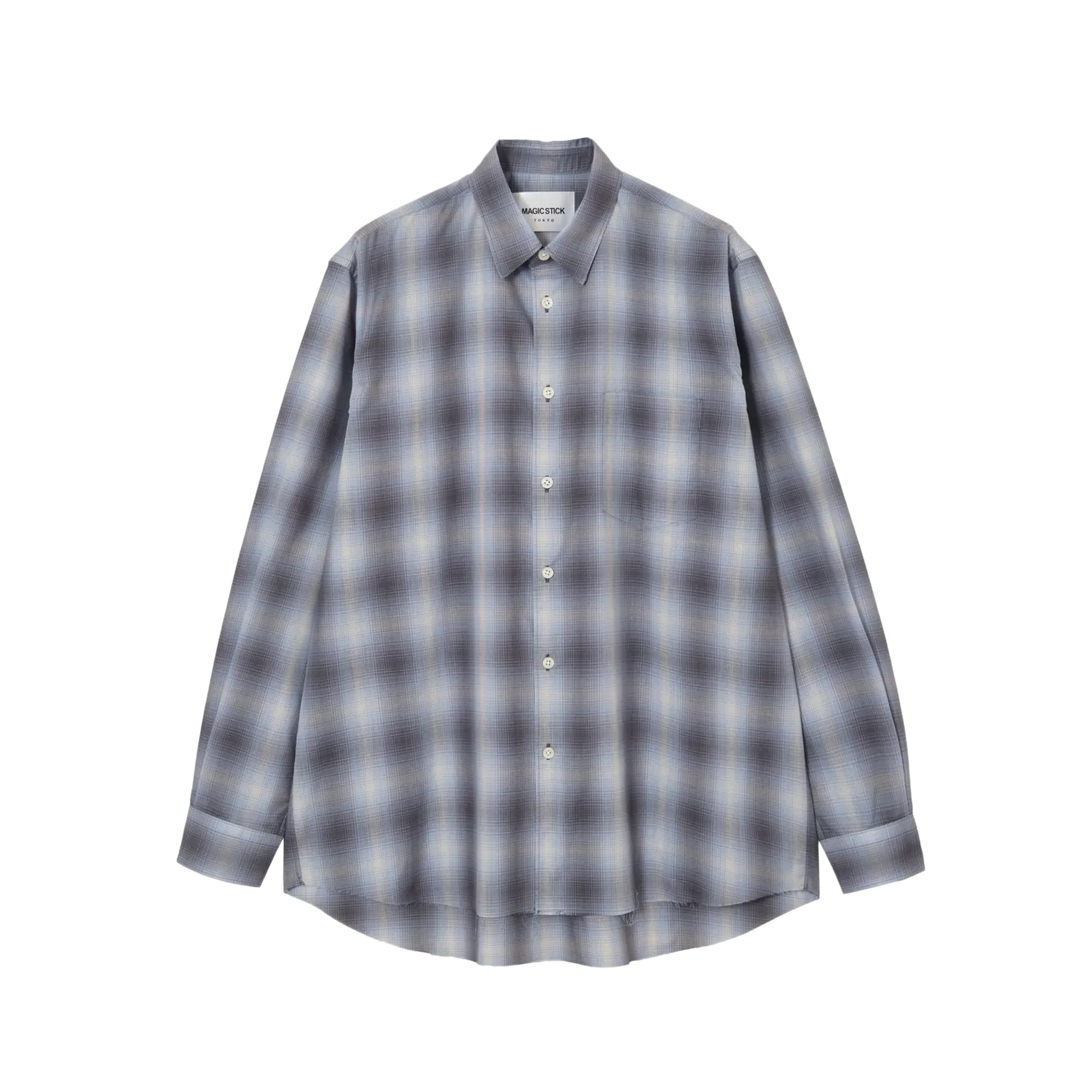 Magic Stick Prime Fit Lux Ombre Shirt Blue