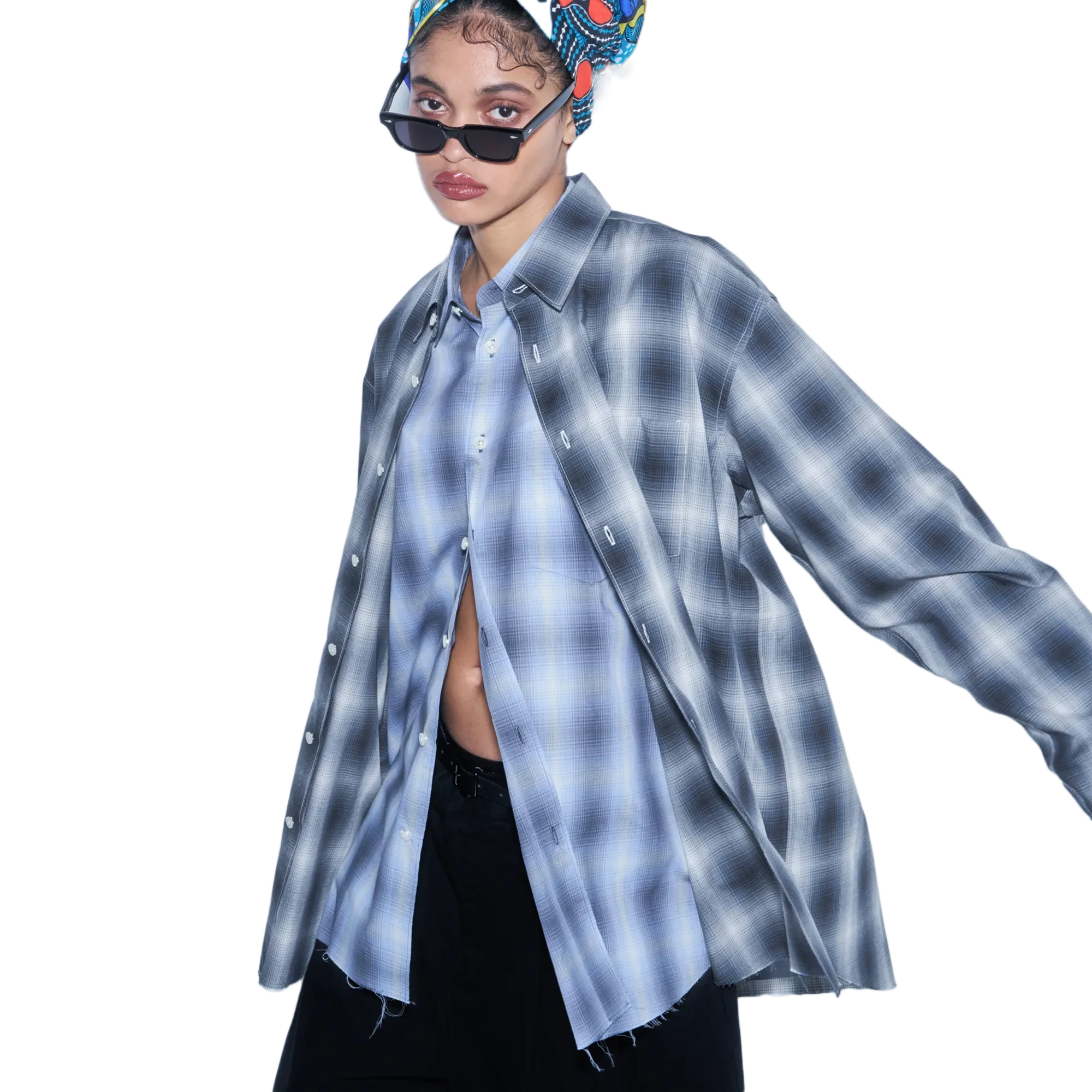 Magic Stick Prime Fit Lux Ombre Shirt Blue - Image 2