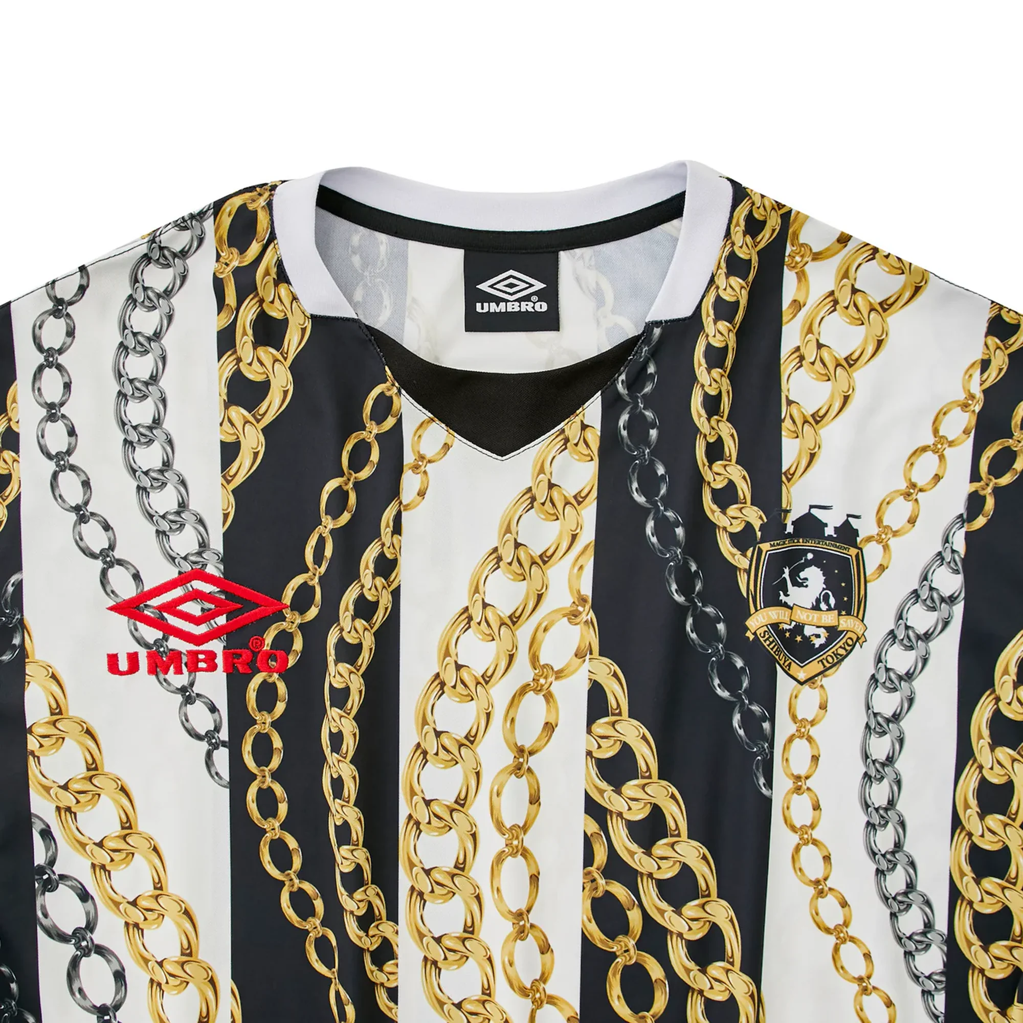 Magic Stick Special Soccer Jersey By Umbro Chain Stripes - Image 4