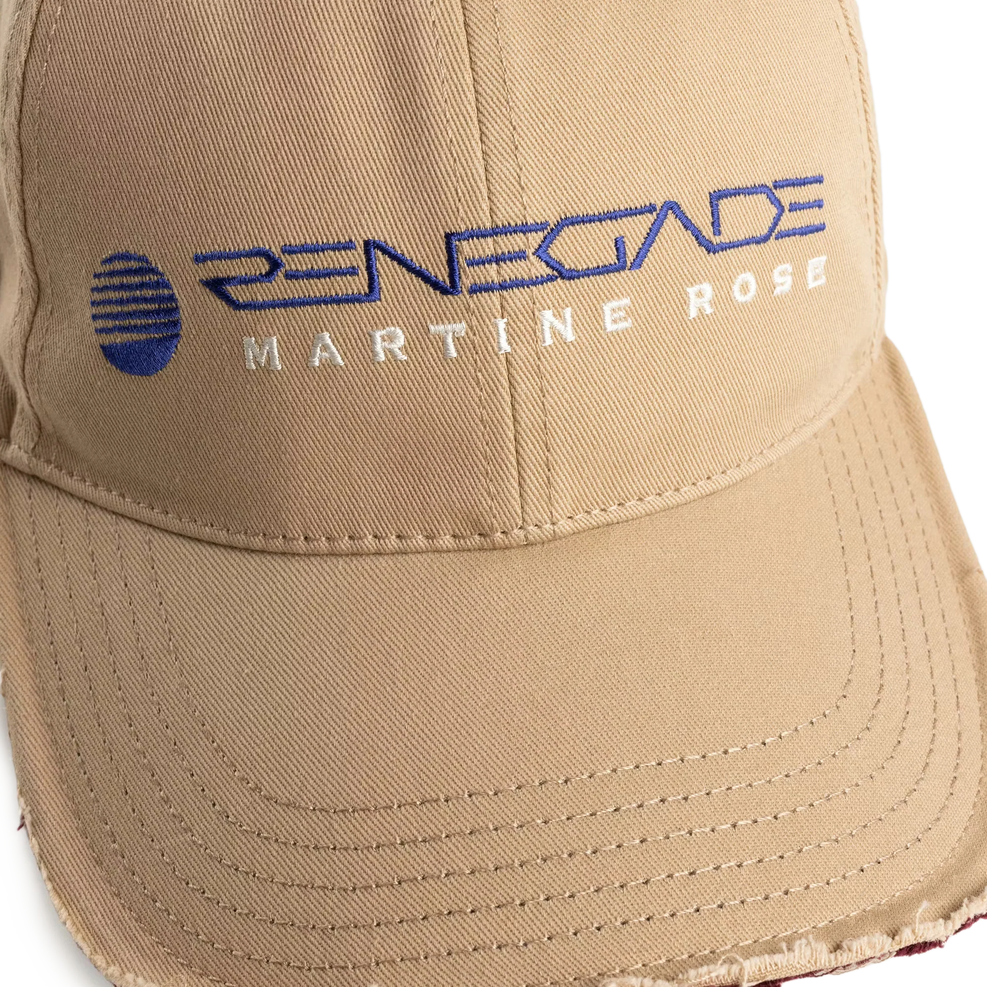 Martine Rose Roll Back Cap Beige Stone - Image 3