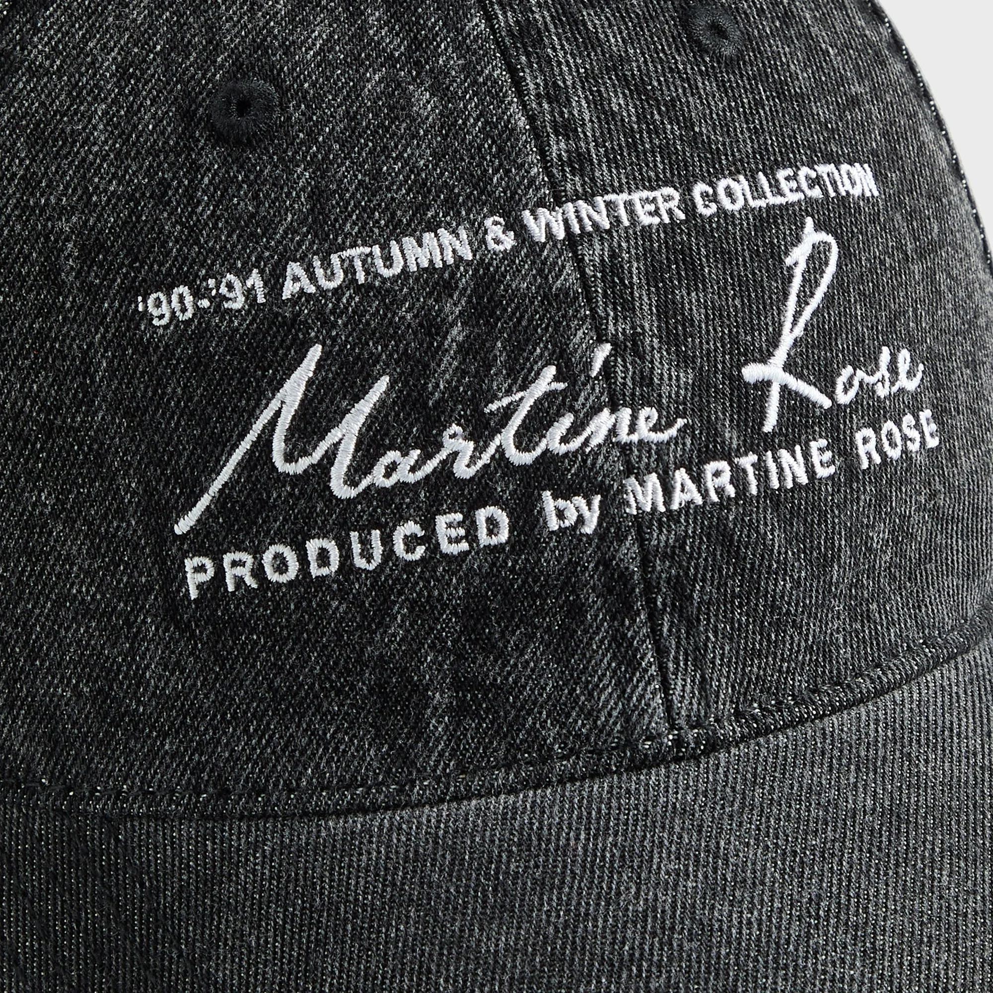 Martine Rose Signature Cap Washed Black - Image 2