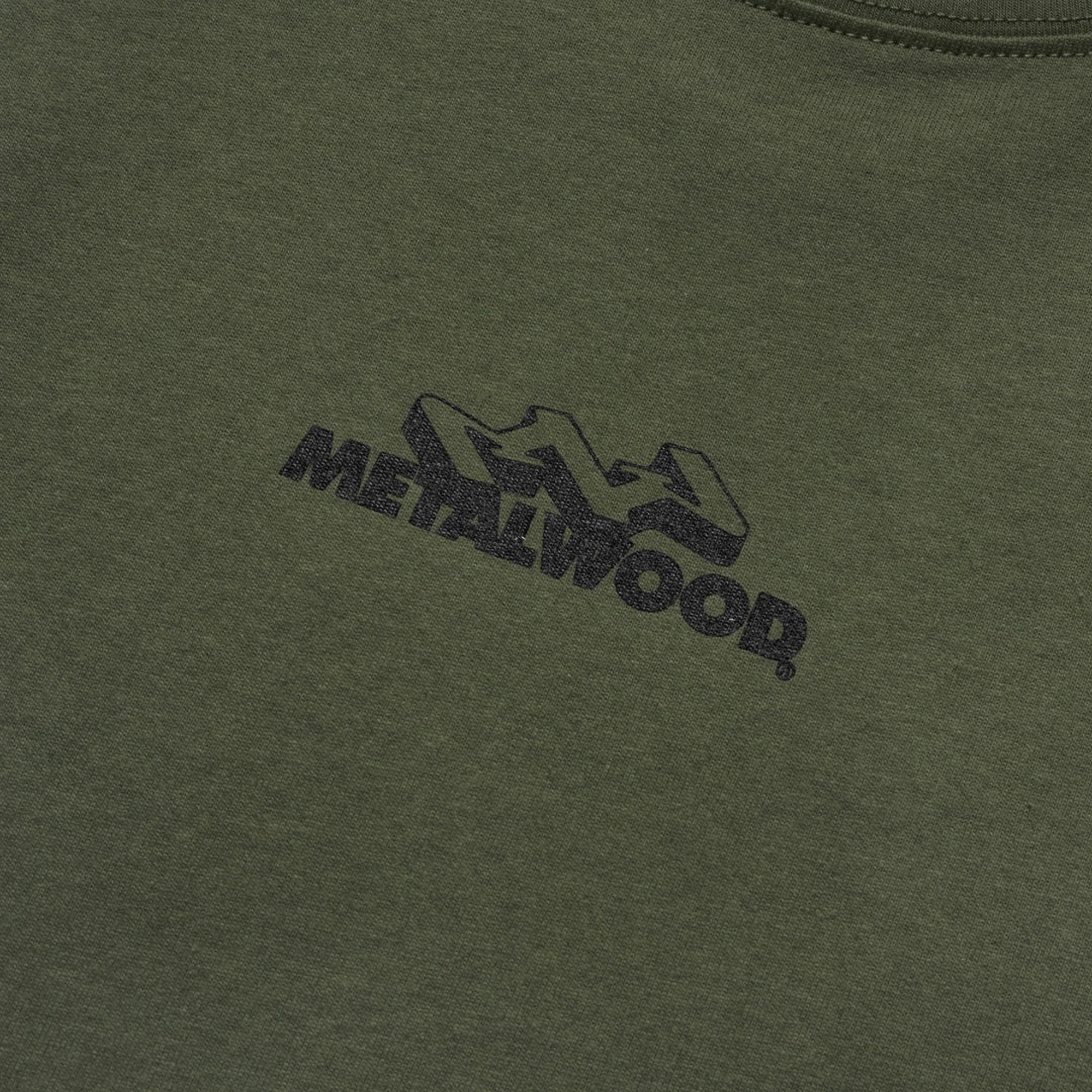 Metalwood Mountaineer Raglan T-Shirt Earth/Slime - Image 2