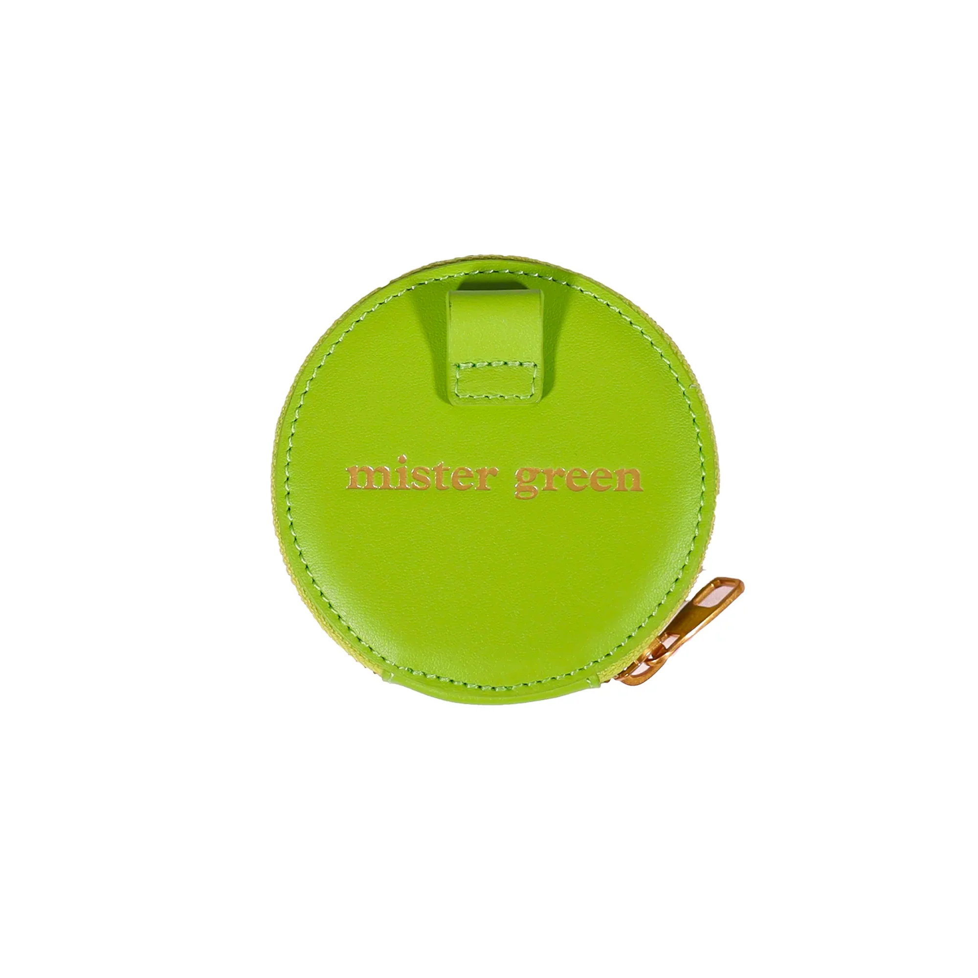 Mister Green Round Satchel Wallet w/ Strap Green - Image 3