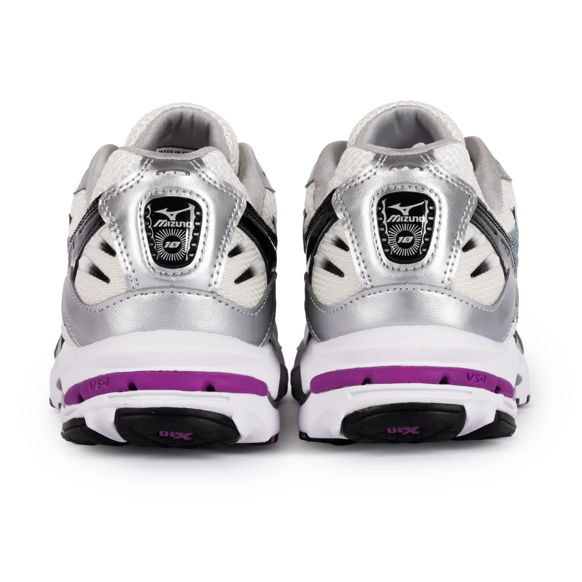 Mizuno Wave Rider Snow White/Black/Slate D1GA210418 - Image 4